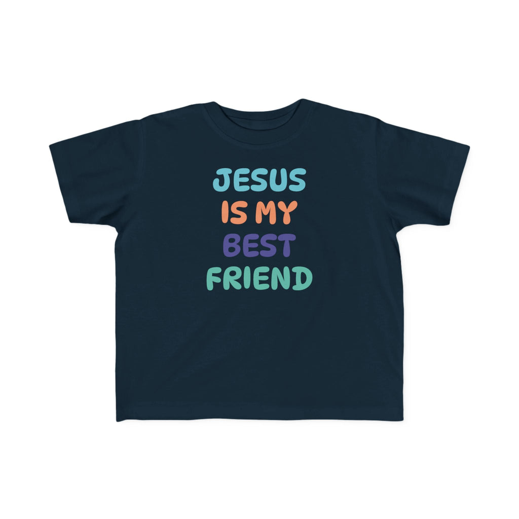 Faith Based Toddler T-Shirt - Jesus Is My Best Friend | Kids clothes by atgodanddesigns