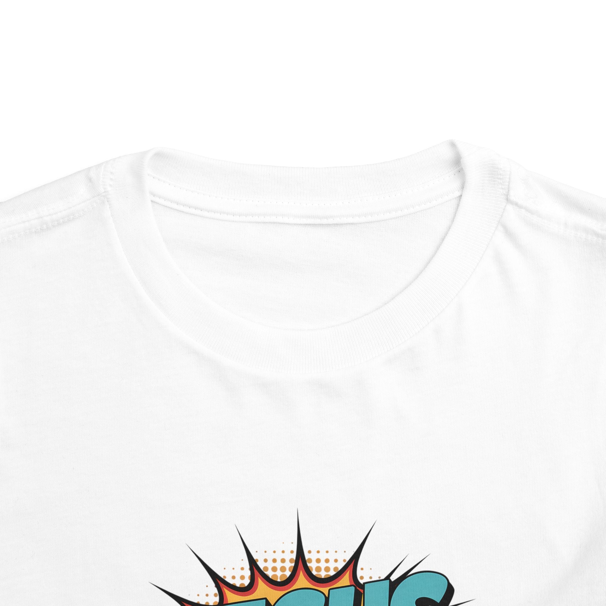 Faith Based Toddler T-Shirt - Jesus Is My Superhero | Kids clothes by atgodanddesigns