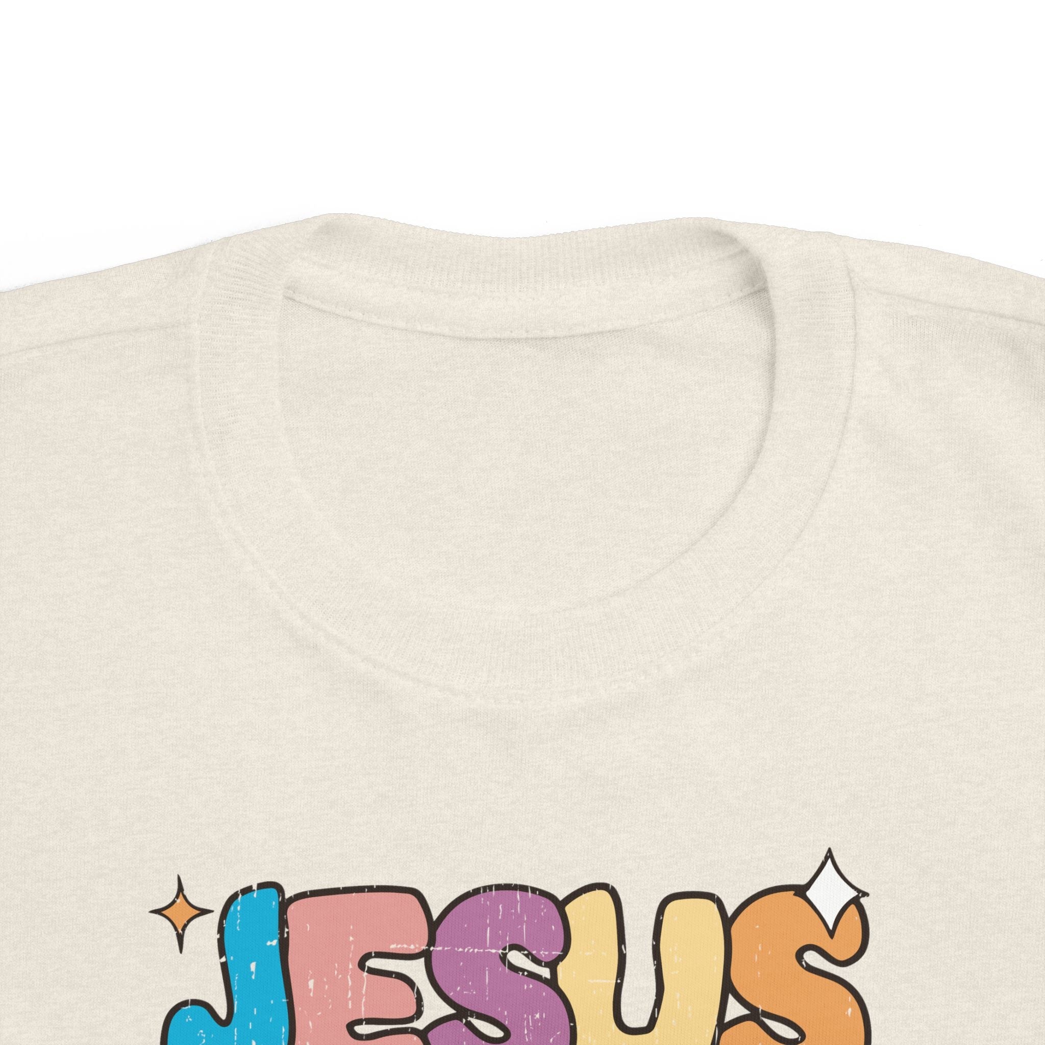 Faith Based Toddler T-Shirt - Jesus Loves You | Kids clothes by atgodanddesigns