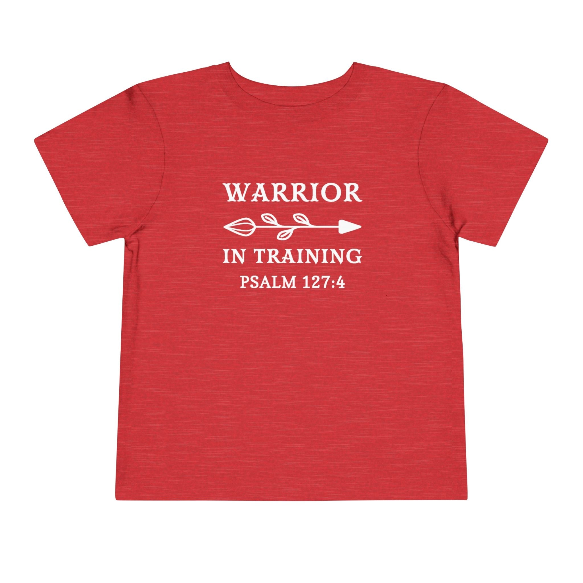 Faith Based Toddler T-Shirt - Warrior in Training | Kids clothes by atgodanddesigns
