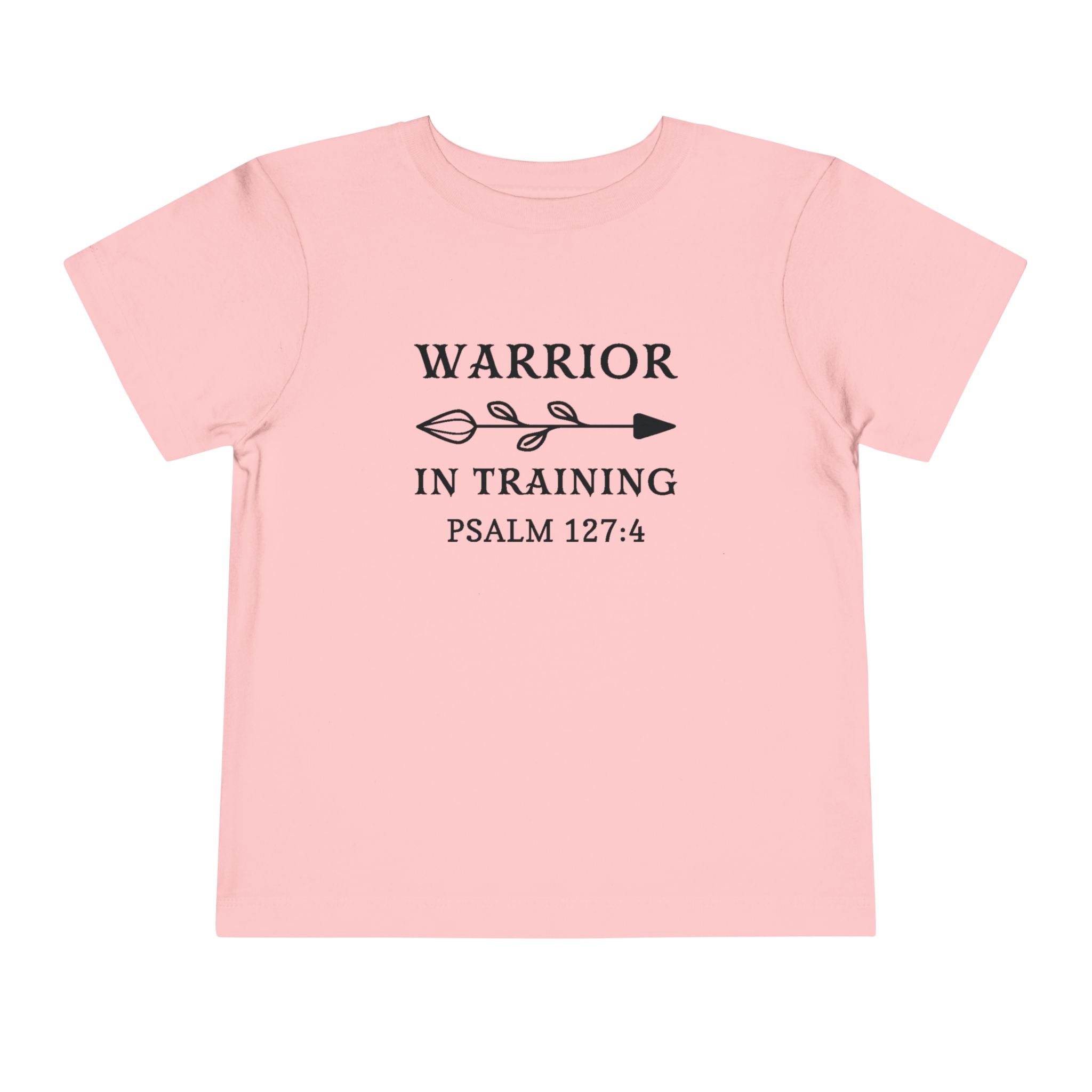 Faith Based Toddler T-Shirt - Warrior in Training | Kids clothes by atgodanddesigns
