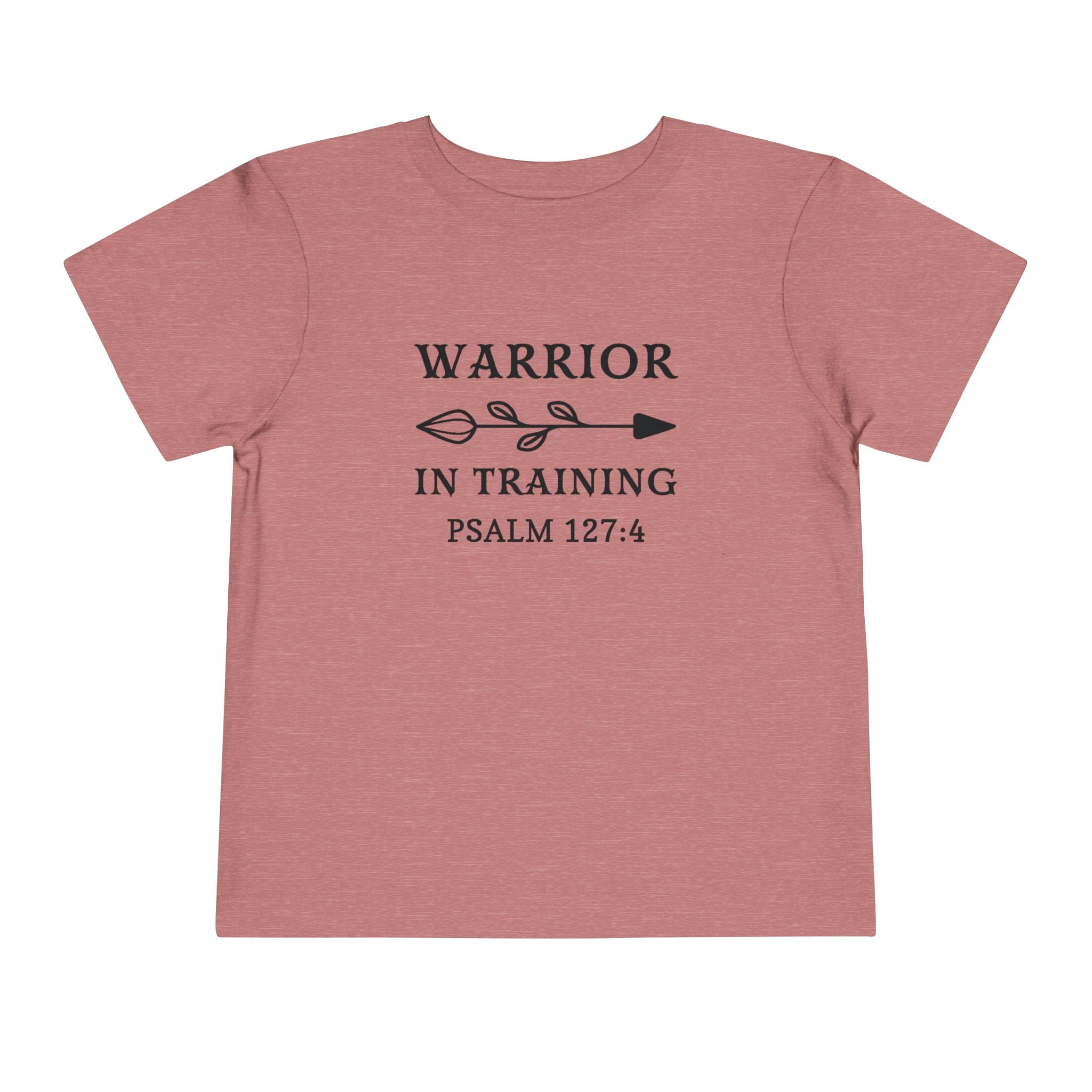Faith Based Toddler T-Shirt - Warrior in Training | Kids clothes by atgodanddesigns