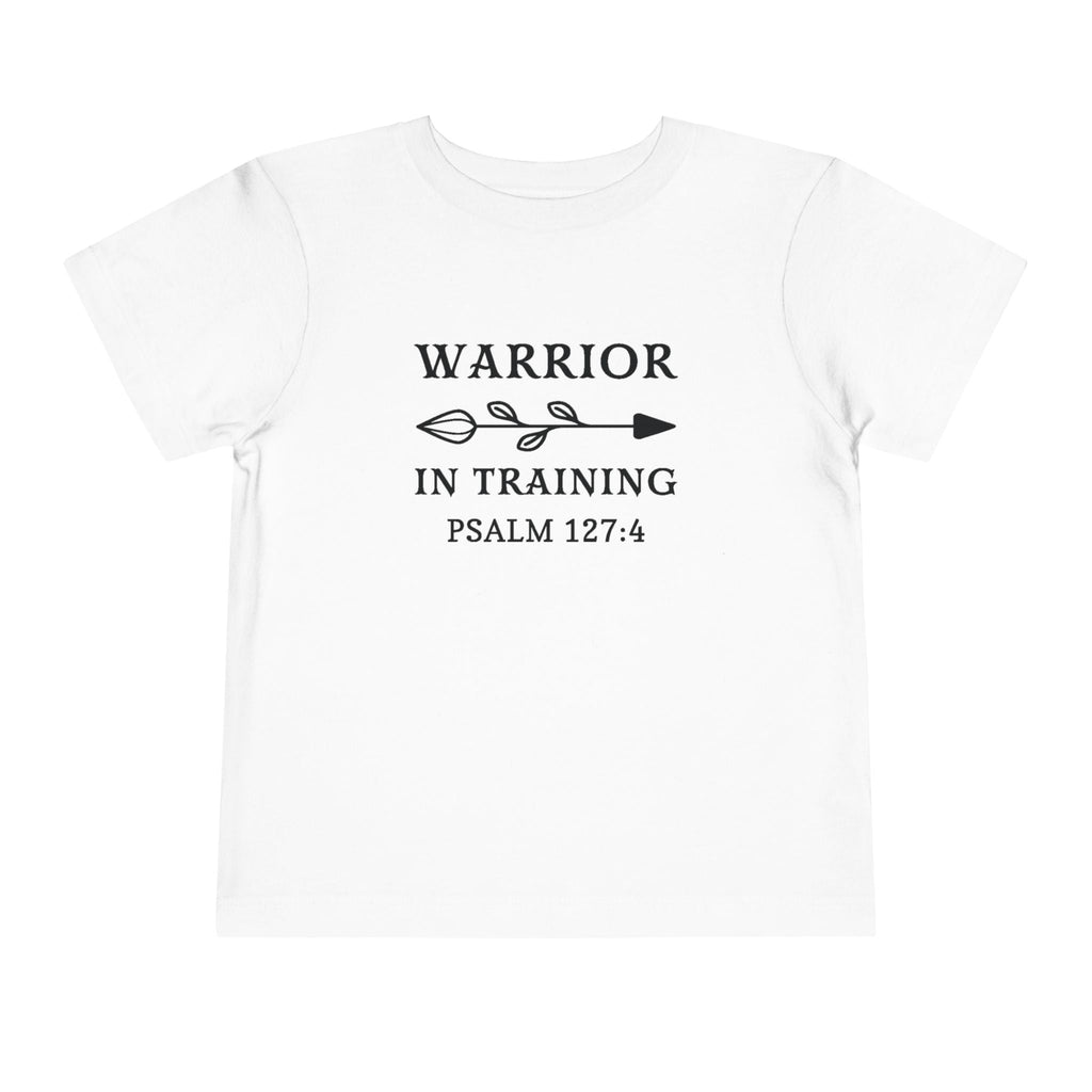Faith Based Toddler T-Shirt - Warrior in Training | Kids clothes by atgodanddesigns