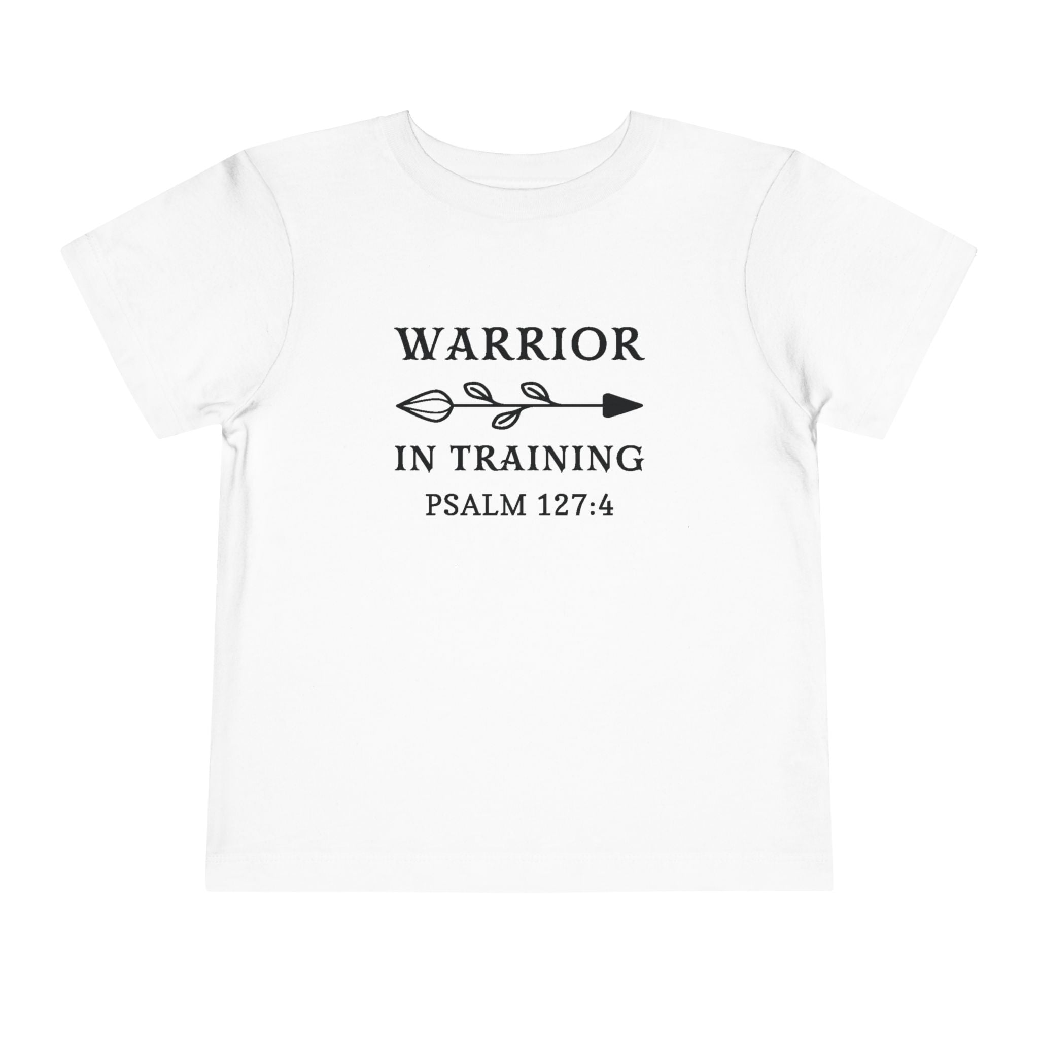 Faith Based Toddler T-Shirt - Warrior in Training | Kids clothes by atgodanddesigns