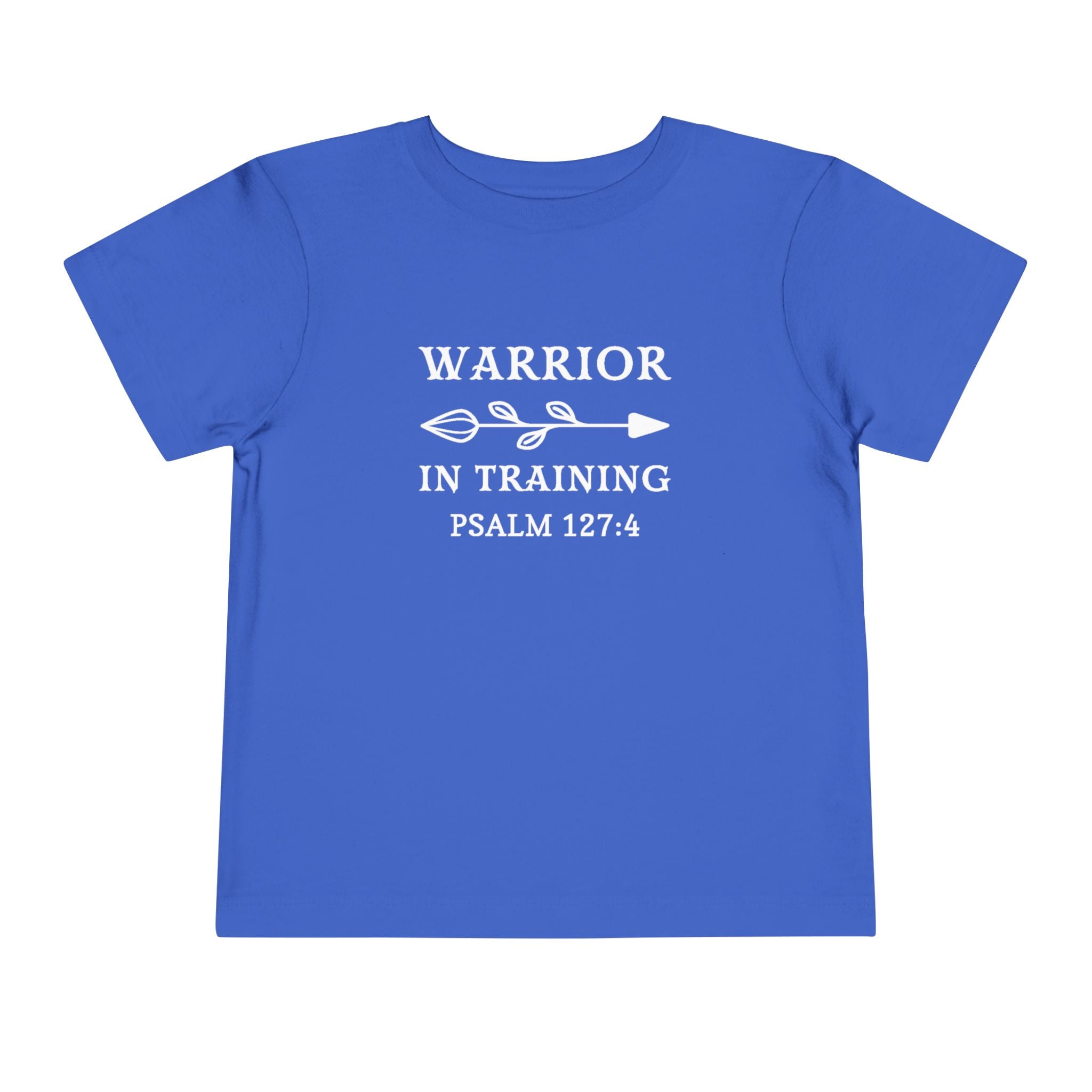 Faith Based Toddler T-Shirt - Warrior in Training | Kids clothes by atgodanddesigns