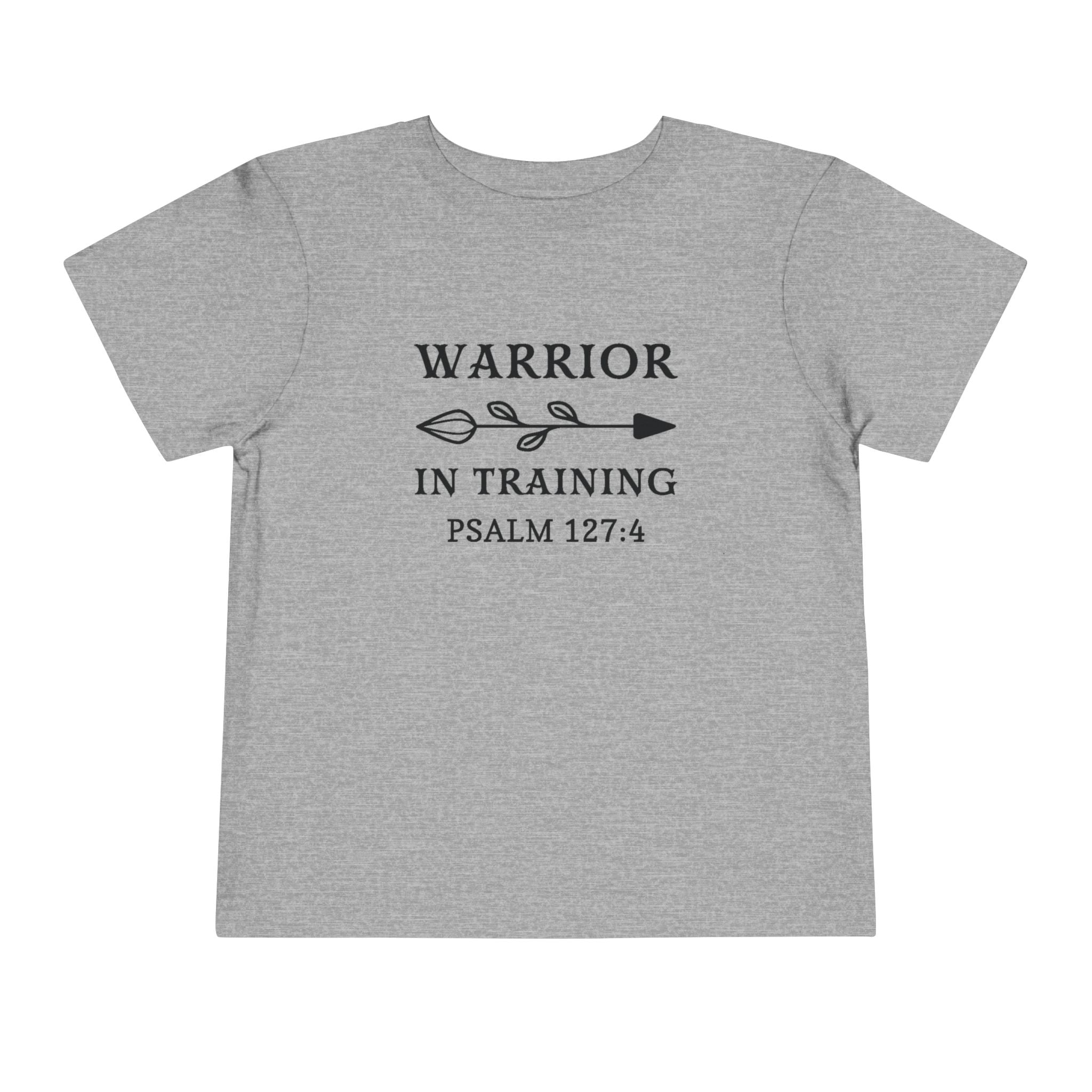 Faith Based Toddler T-Shirt - Warrior in Training | Kids clothes by atgodanddesigns