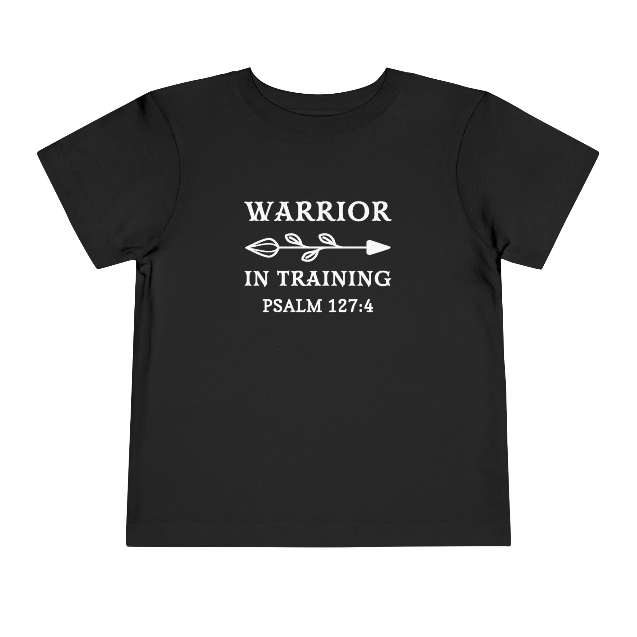 Faith Based Toddler T-Shirt - Warrior in Training | Kids clothes by atgodanddesigns