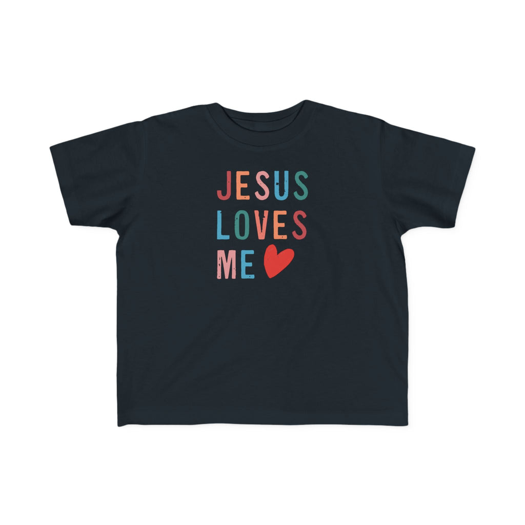 Faith Based Toddler Tee - Jesus Loves Me | Kids clothes by atgodanddesigns