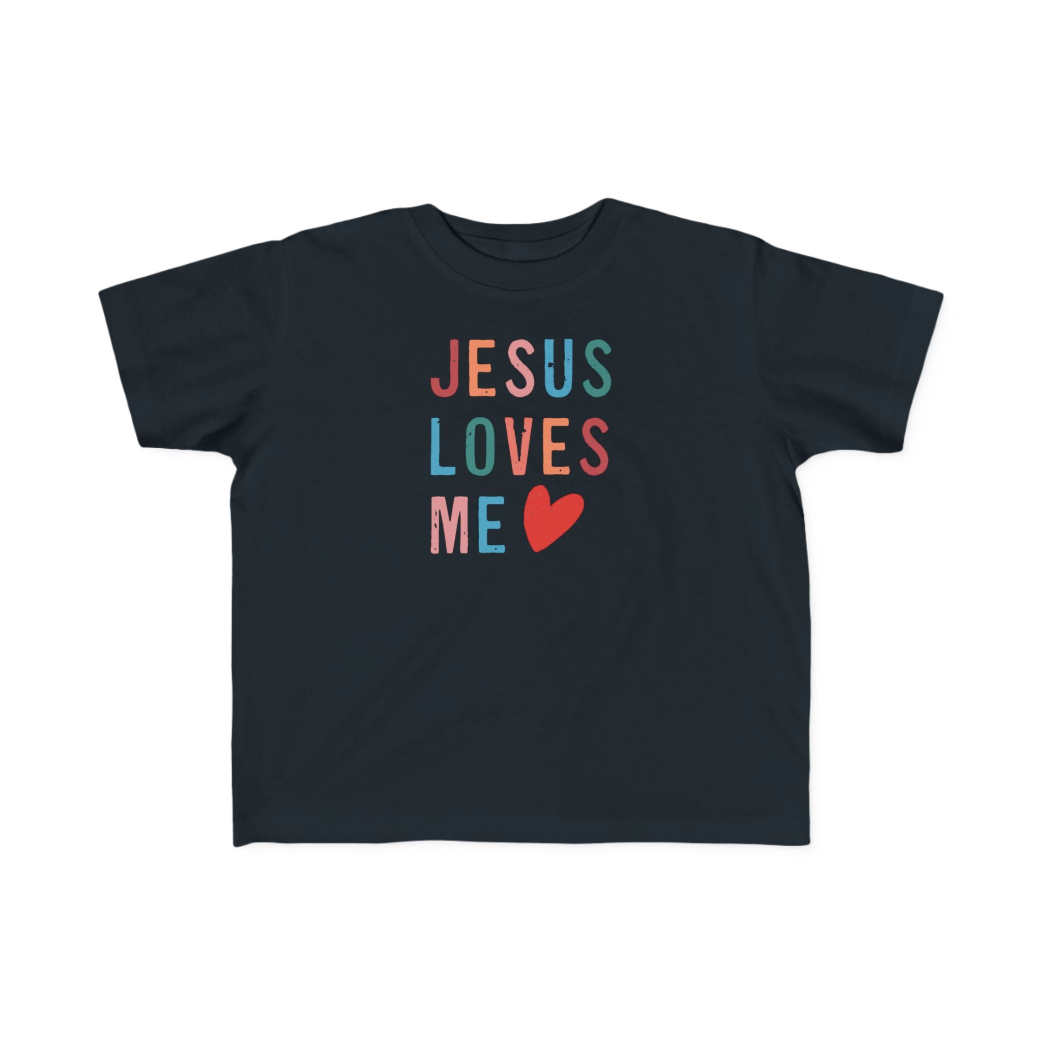 Faith Based Toddler Tee - Jesus Loves Me | Kids clothes by atgodanddesigns
