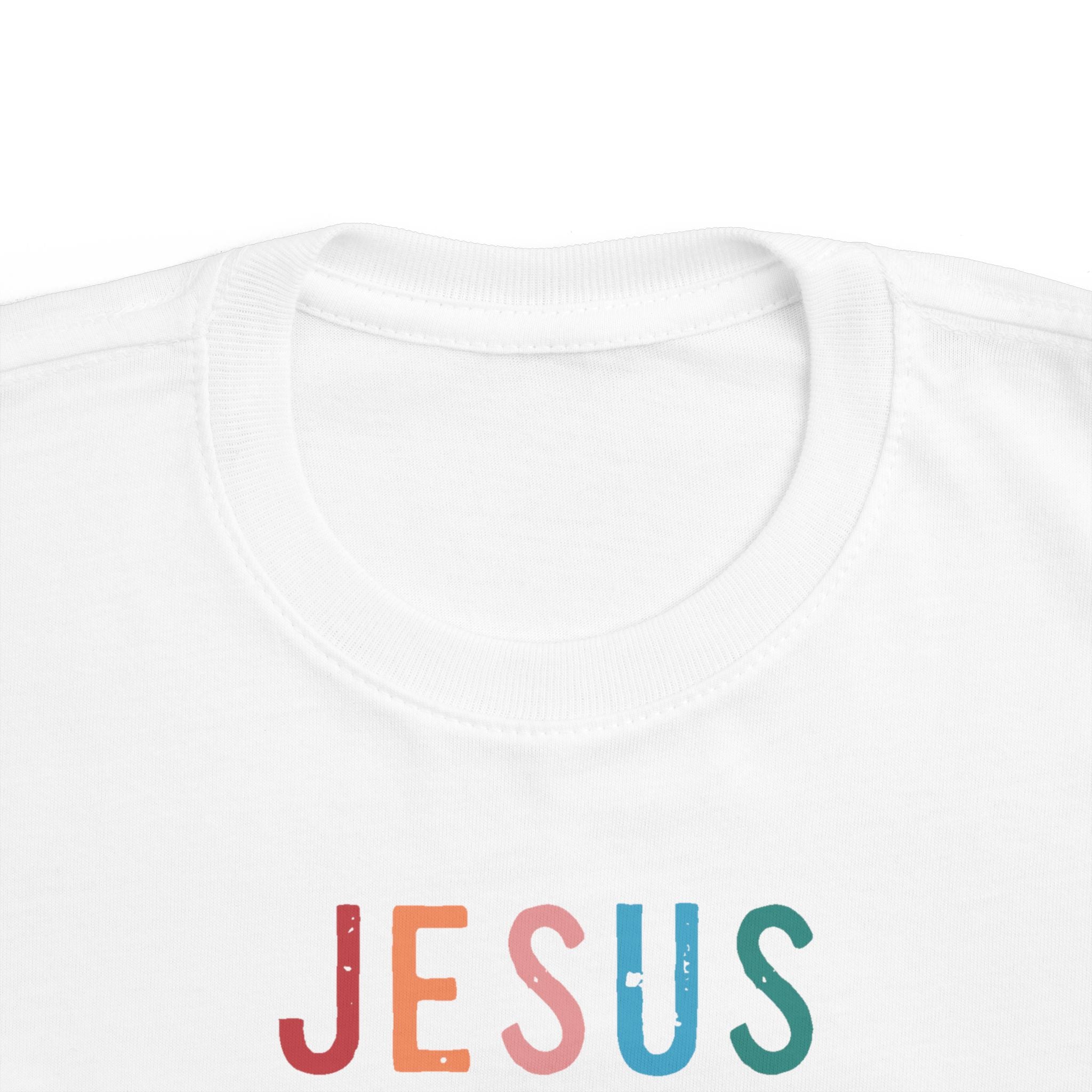 Faith Based Toddler Tee - Jesus Loves Me | Kids clothes by atgodanddesigns