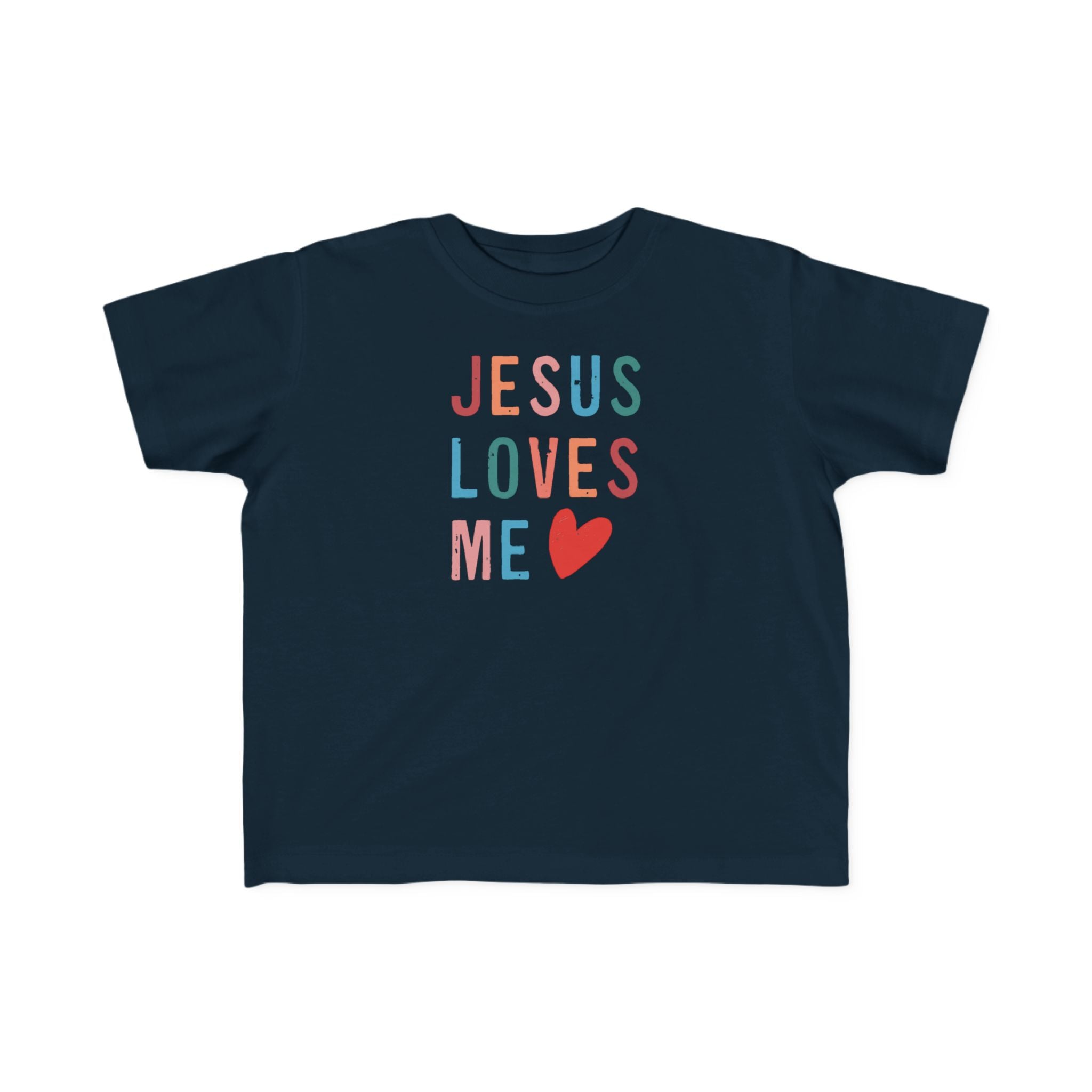 Faith Based Toddler Tee - Jesus Loves Me | Kids clothes by atgodanddesigns