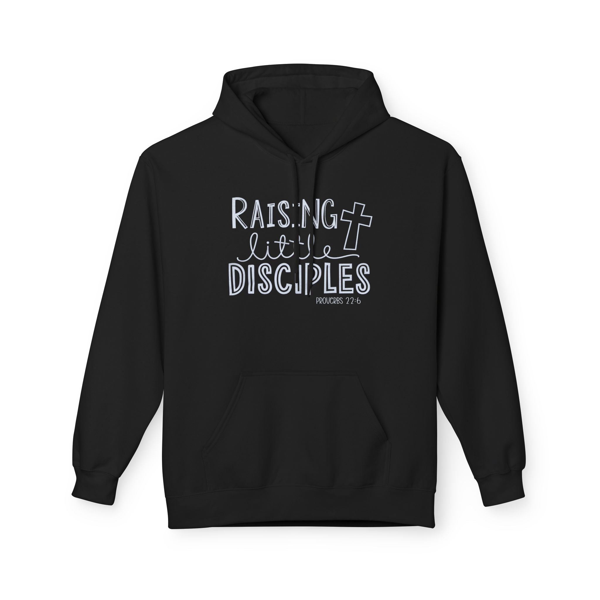Faith Based Women's Fleece Hoodie - Raising Little Disciples | Hoodie by atgodanddesigns