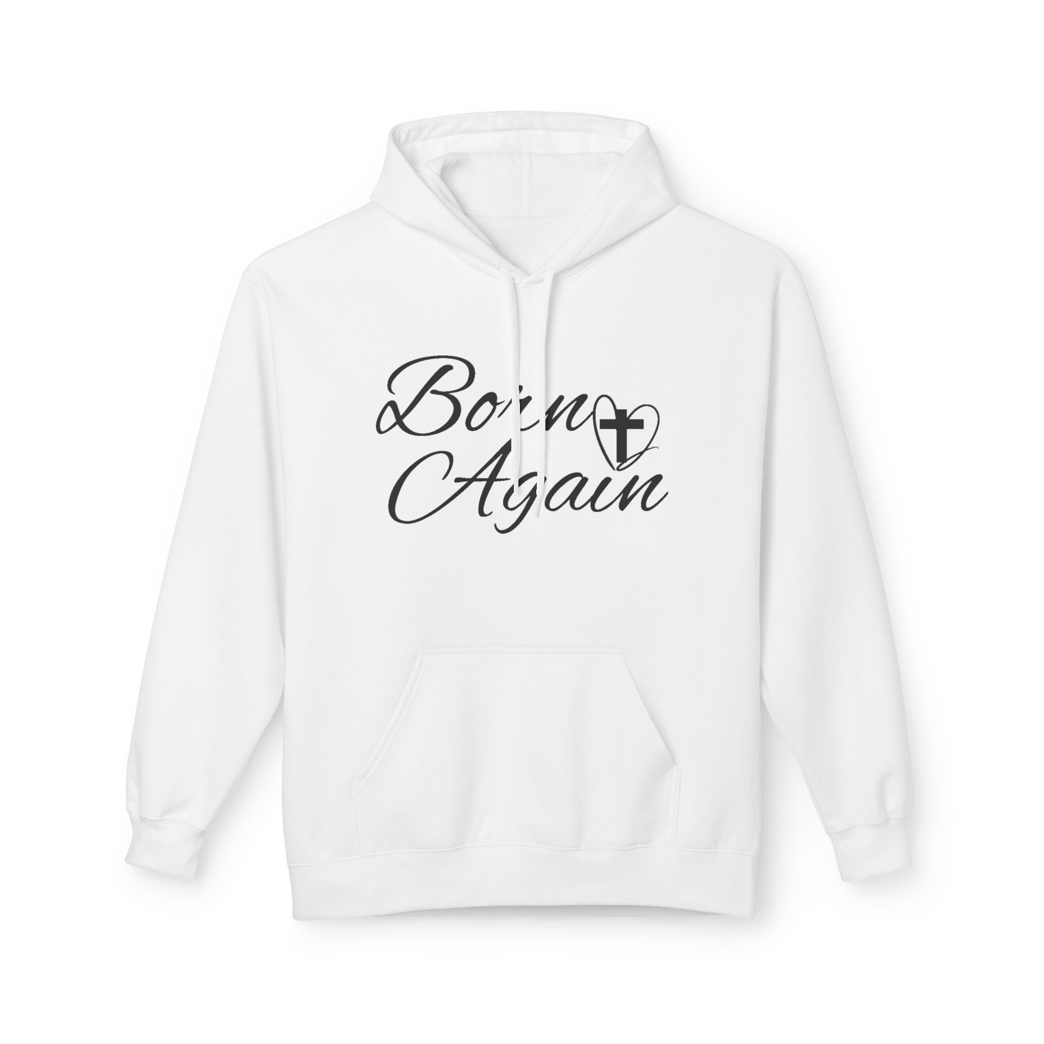 Faith Based Women's Hoodie - Born Again | Hoodie by atgodanddesigns