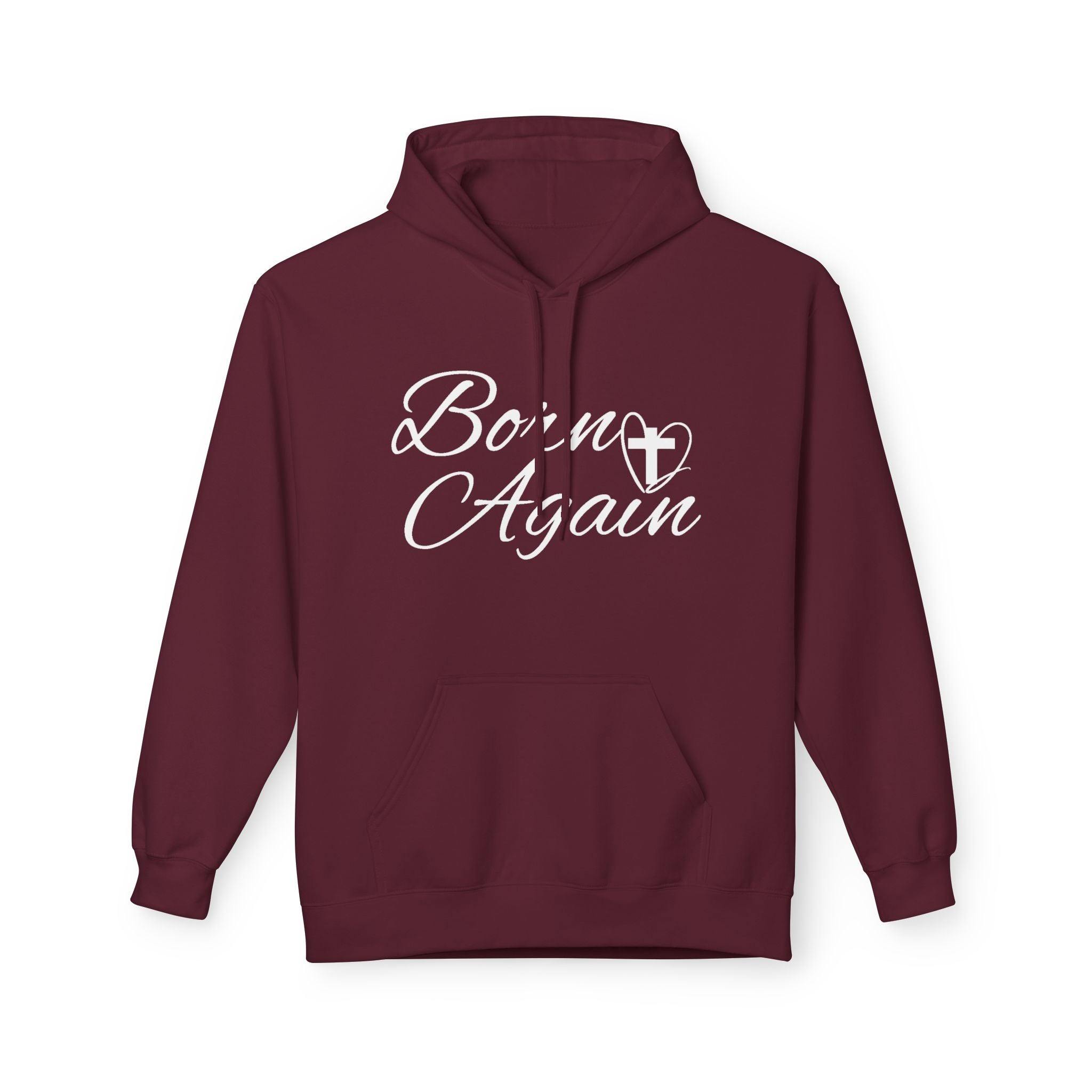 Faith Based Women's Hoodie - Born Again | Hoodie by atgodanddesigns