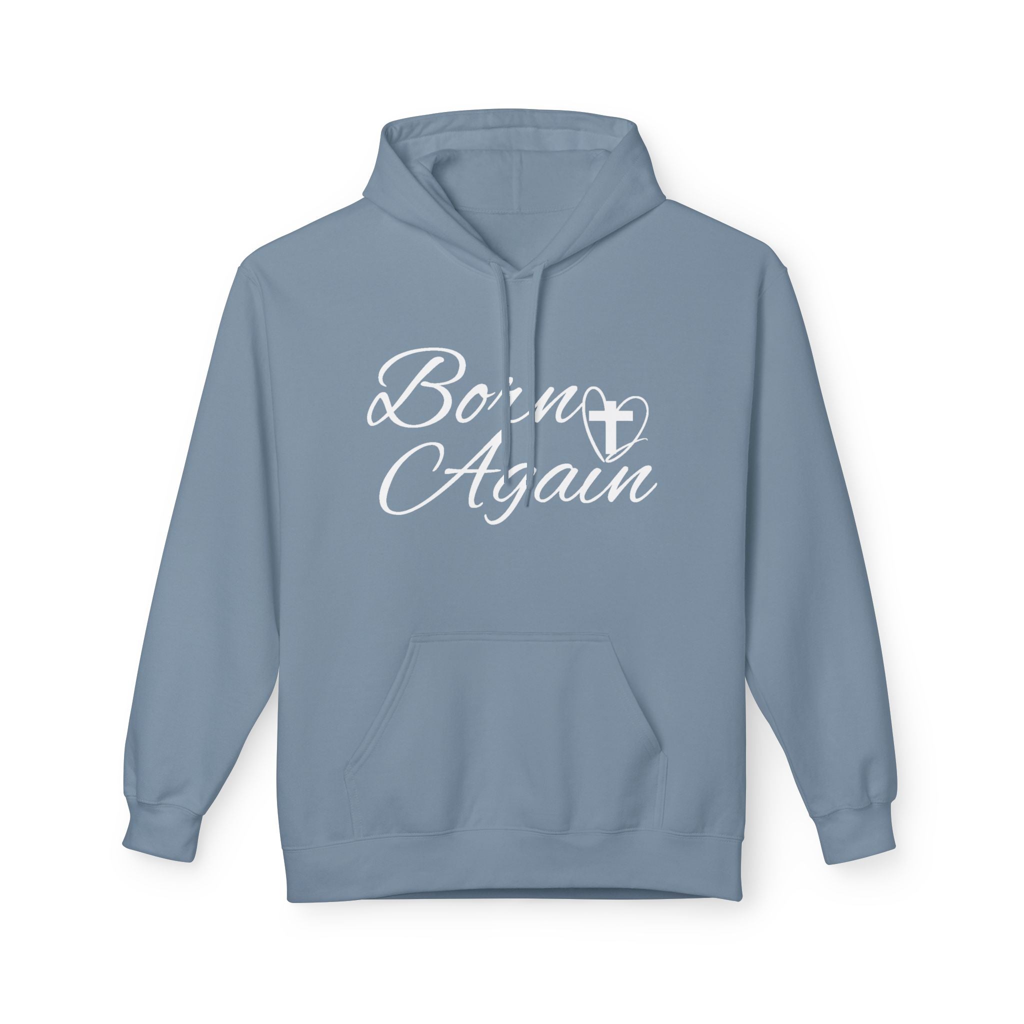 Faith Based Women's Hoodie - Born Again | Hoodie by atgodanddesigns