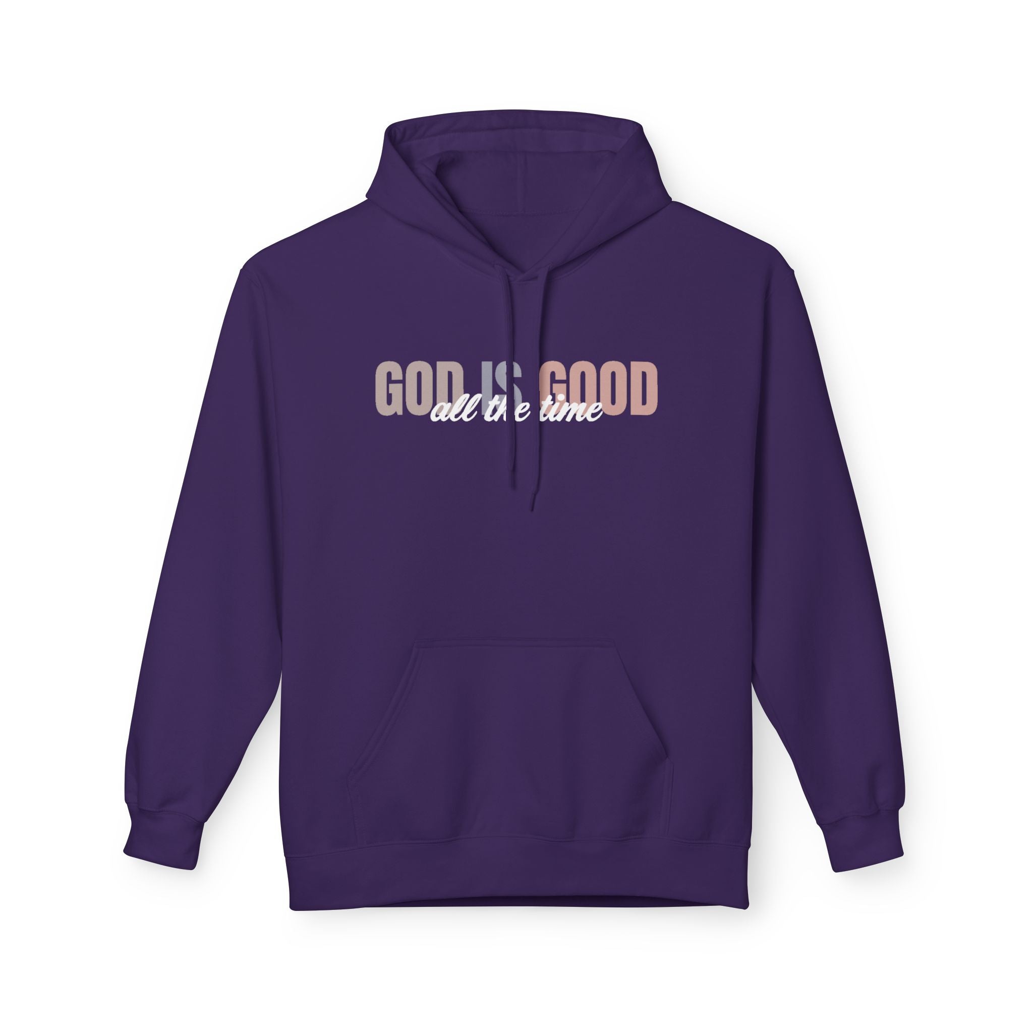 Faith Based Women's Hoodie - God Is Good All The Time | Hoodie by atgodanddesigns