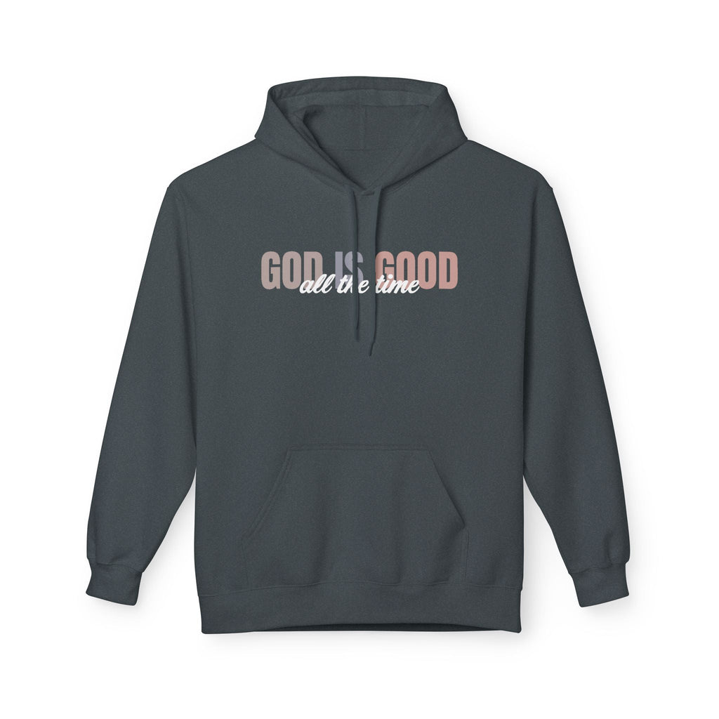 Faith Based Women's Hoodie - God Is Good All The Time | Hoodie by atgodanddesigns