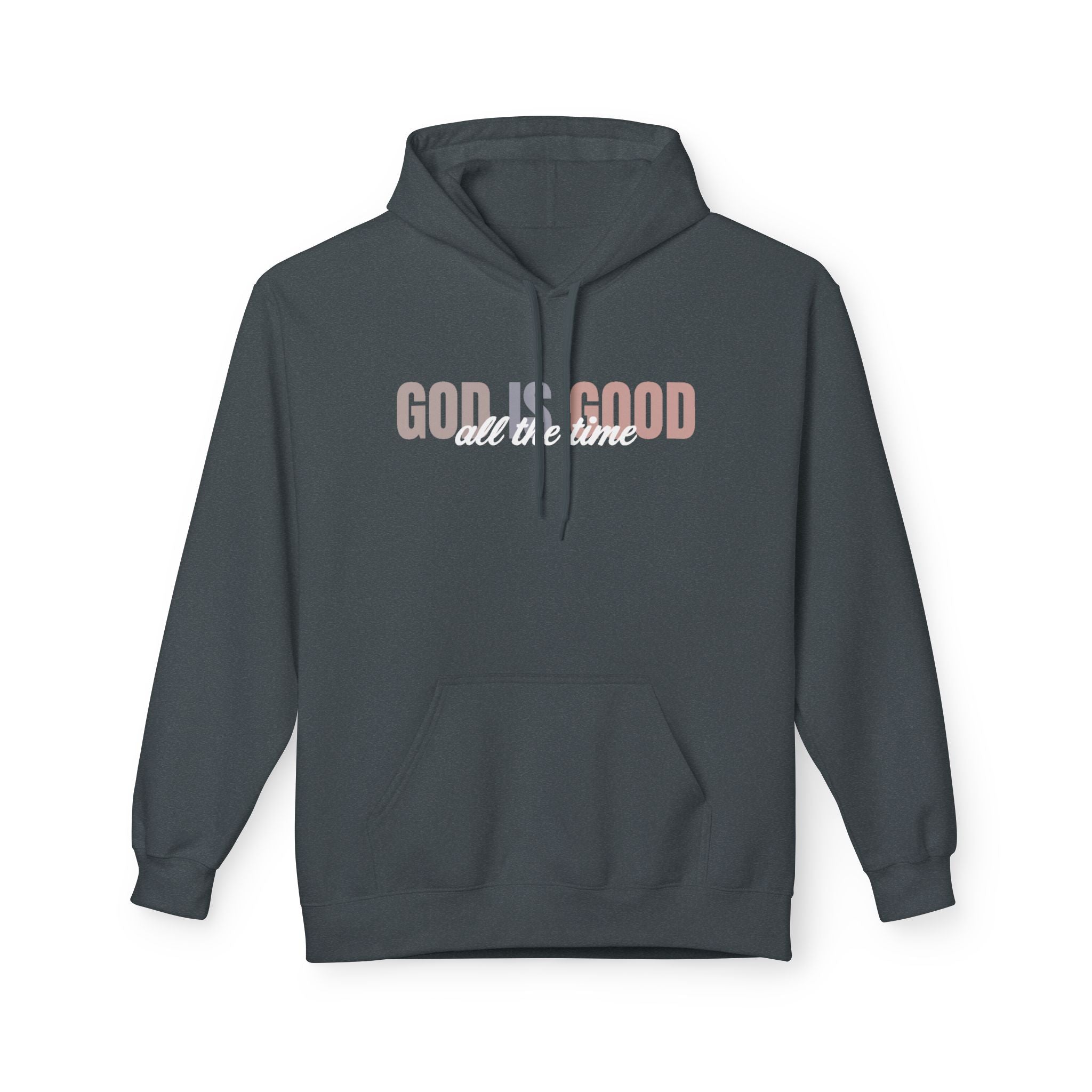 Faith Based Women's Hoodie - God Is Good All The Time | Hoodie by atgodanddesigns