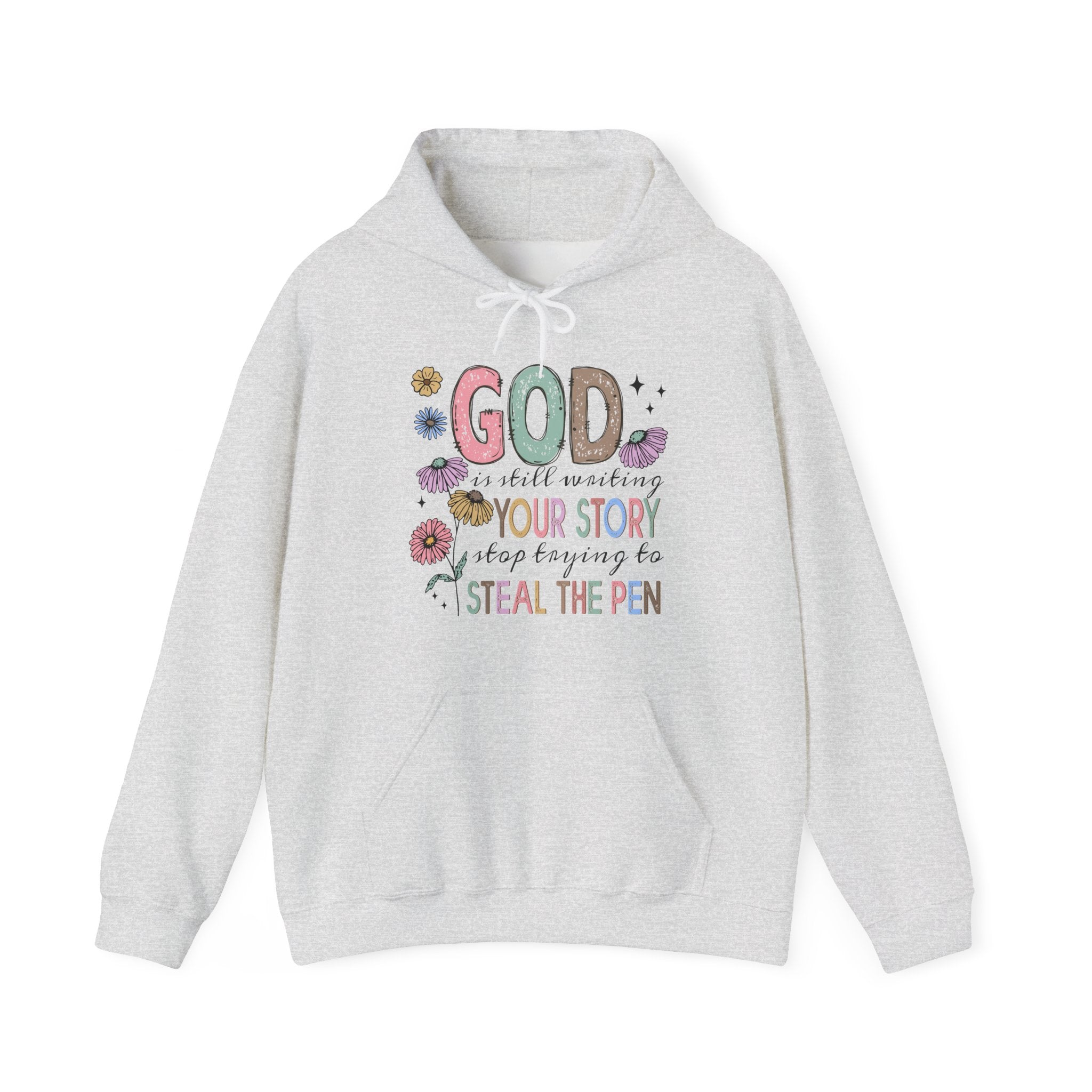 Faith Based Women's Hoodie - God Is Still Writing Your Story | Hoodie by atgodanddesigns