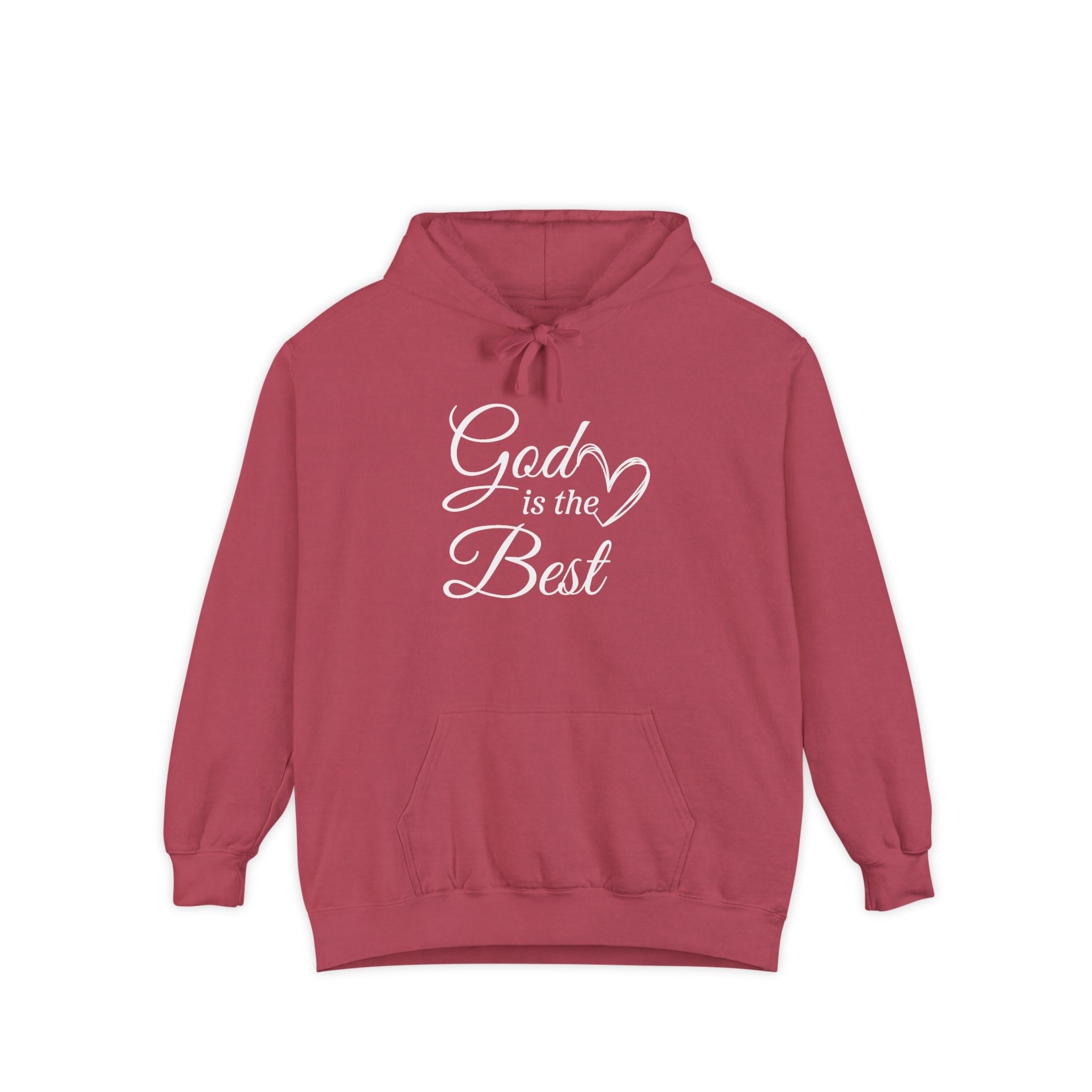 Faith Based Women's Hoodie - God Is The Best | Hoodie by atgodanddesigns