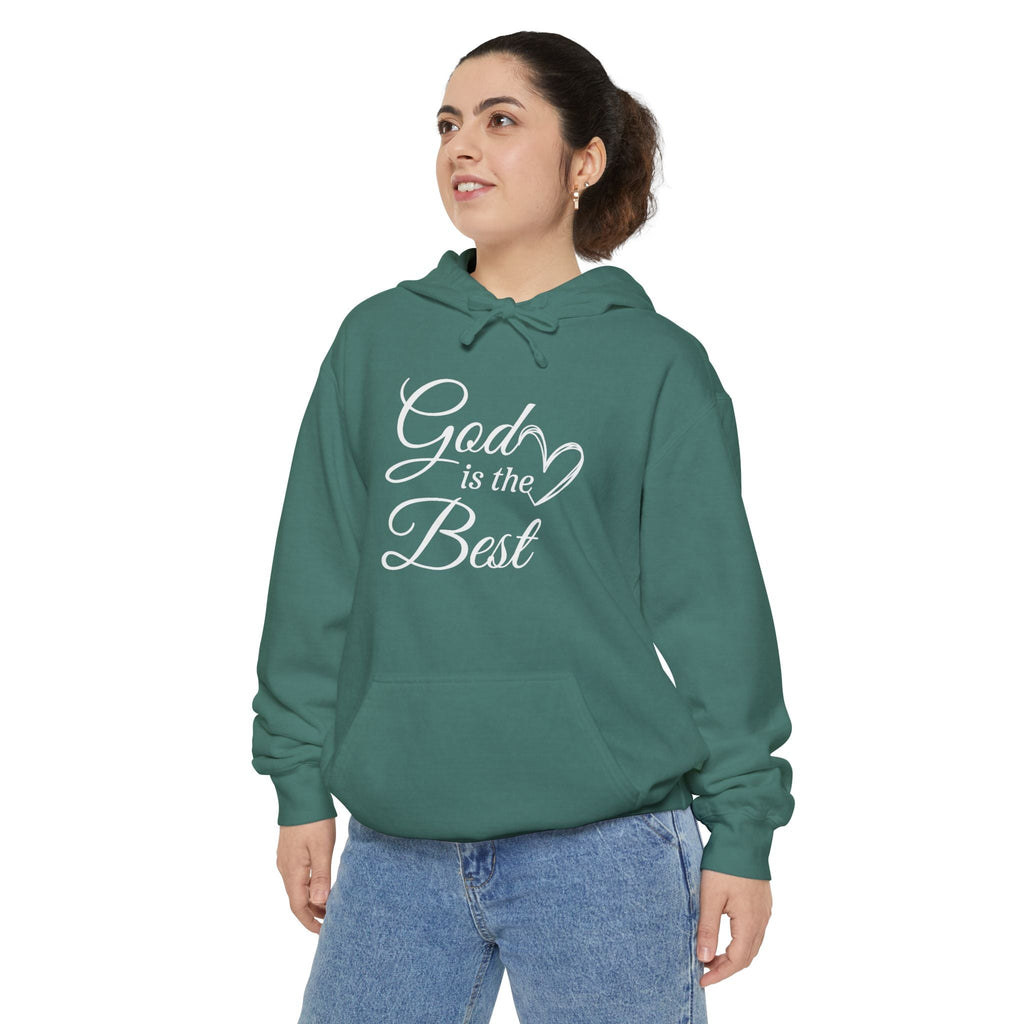 Faith Based Women's Hoodie - God Is The Best | Hoodie by atgodanddesigns