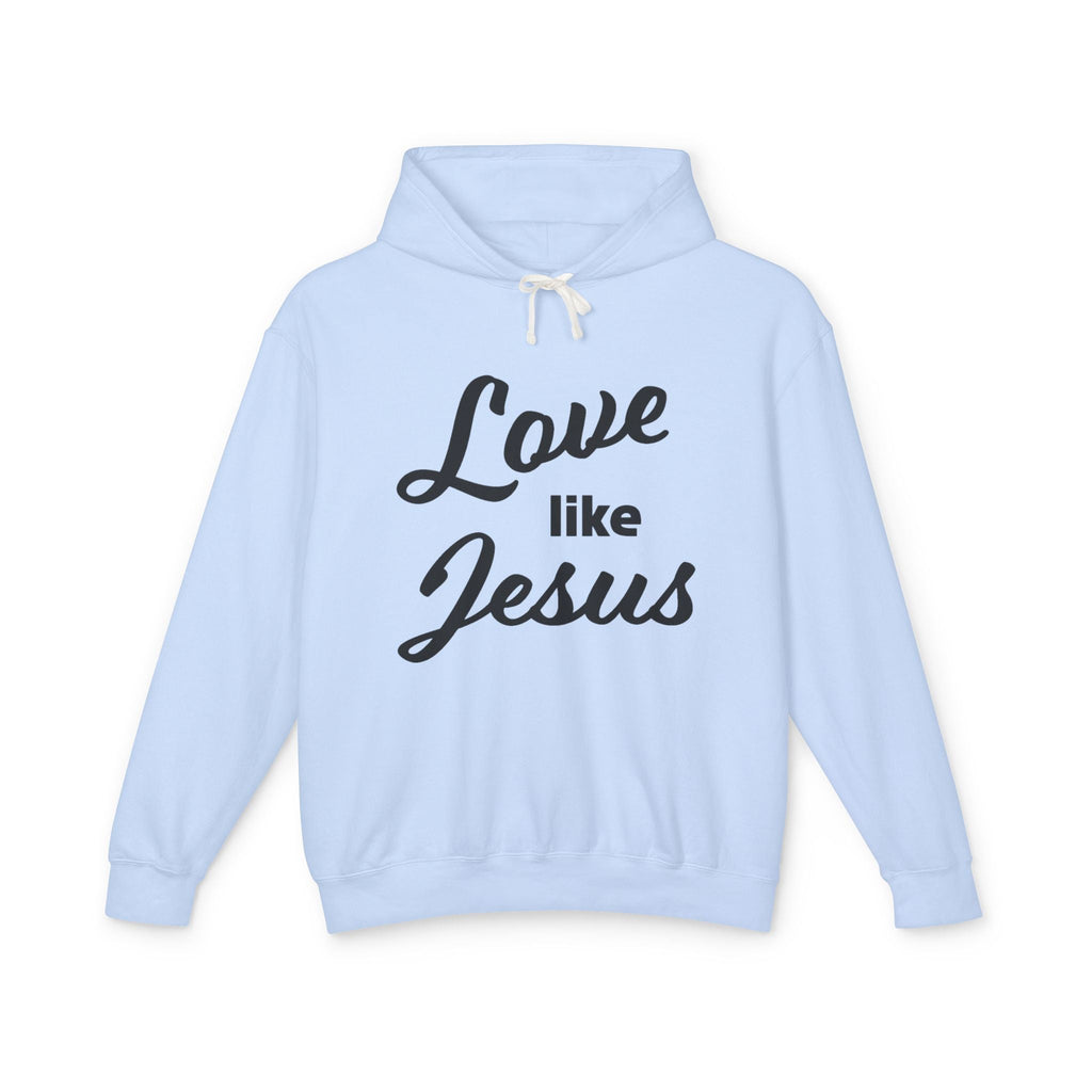 Faith Based Women's Hoodie - Love Like Jesus | Hoodie by atgodanddesigns