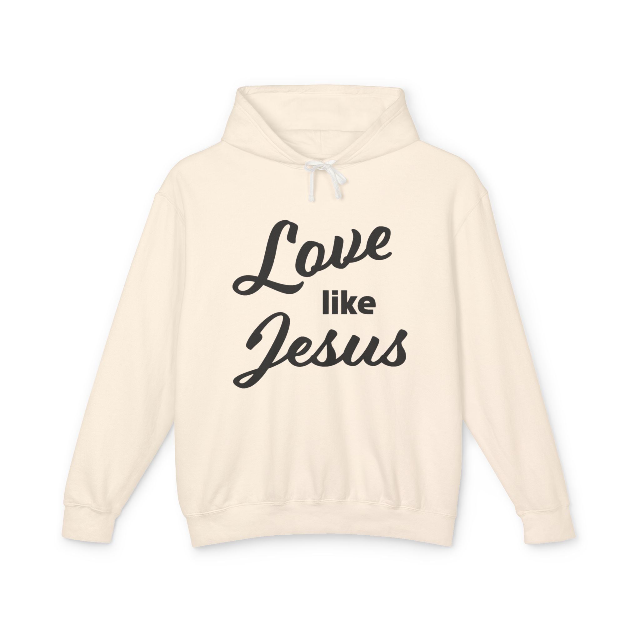Faith Based Women's Hoodie - Love Like Jesus | Hoodie by atgodanddesigns
