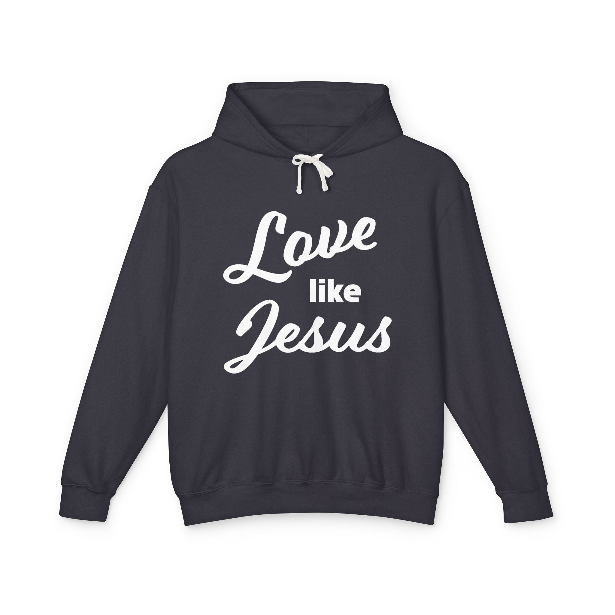 Faith Based Women's Hoodie - Love Like Jesus | Hoodie by atgodanddesigns