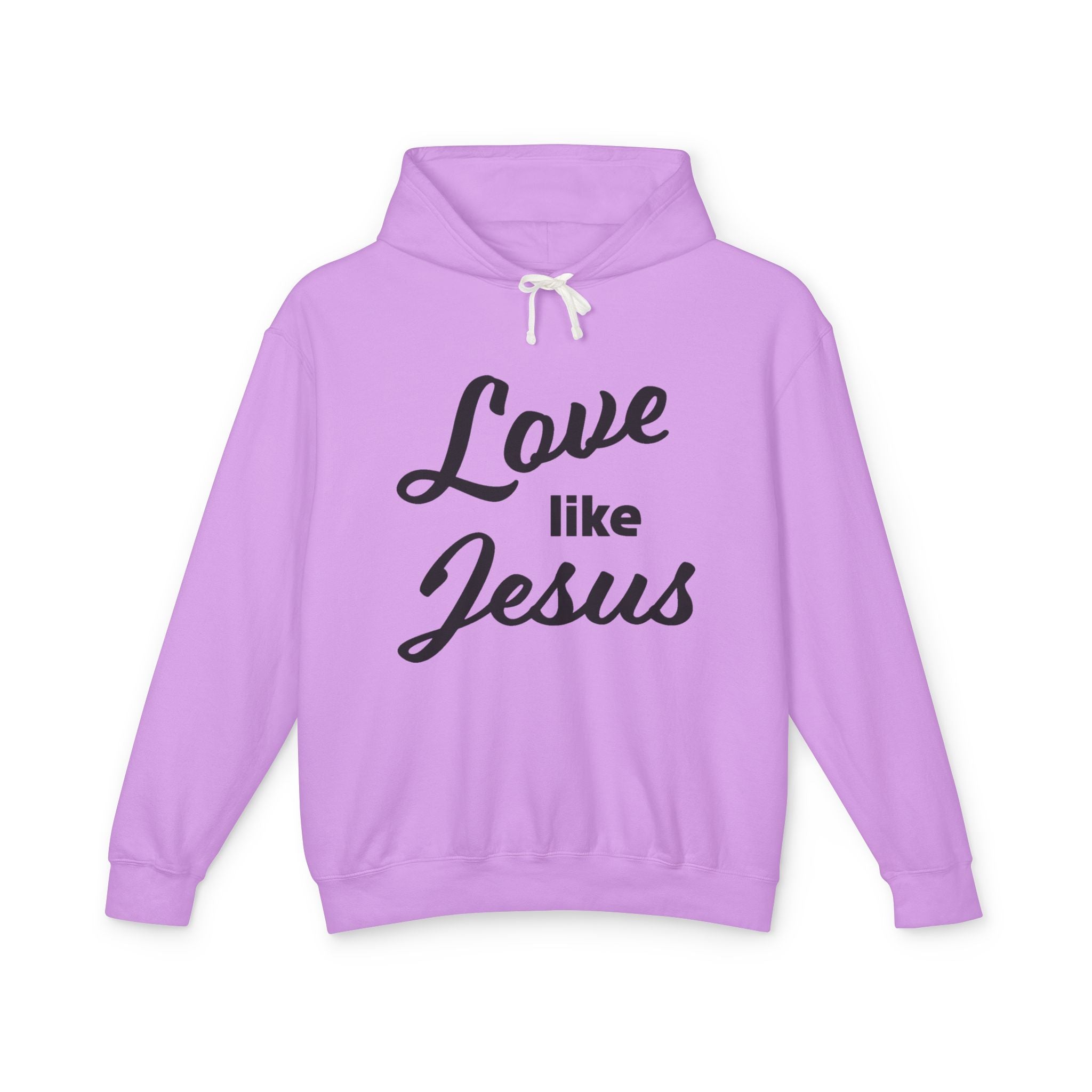 Faith Based Women's Hoodie - Love Like Jesus | Hoodie by atgodanddesigns