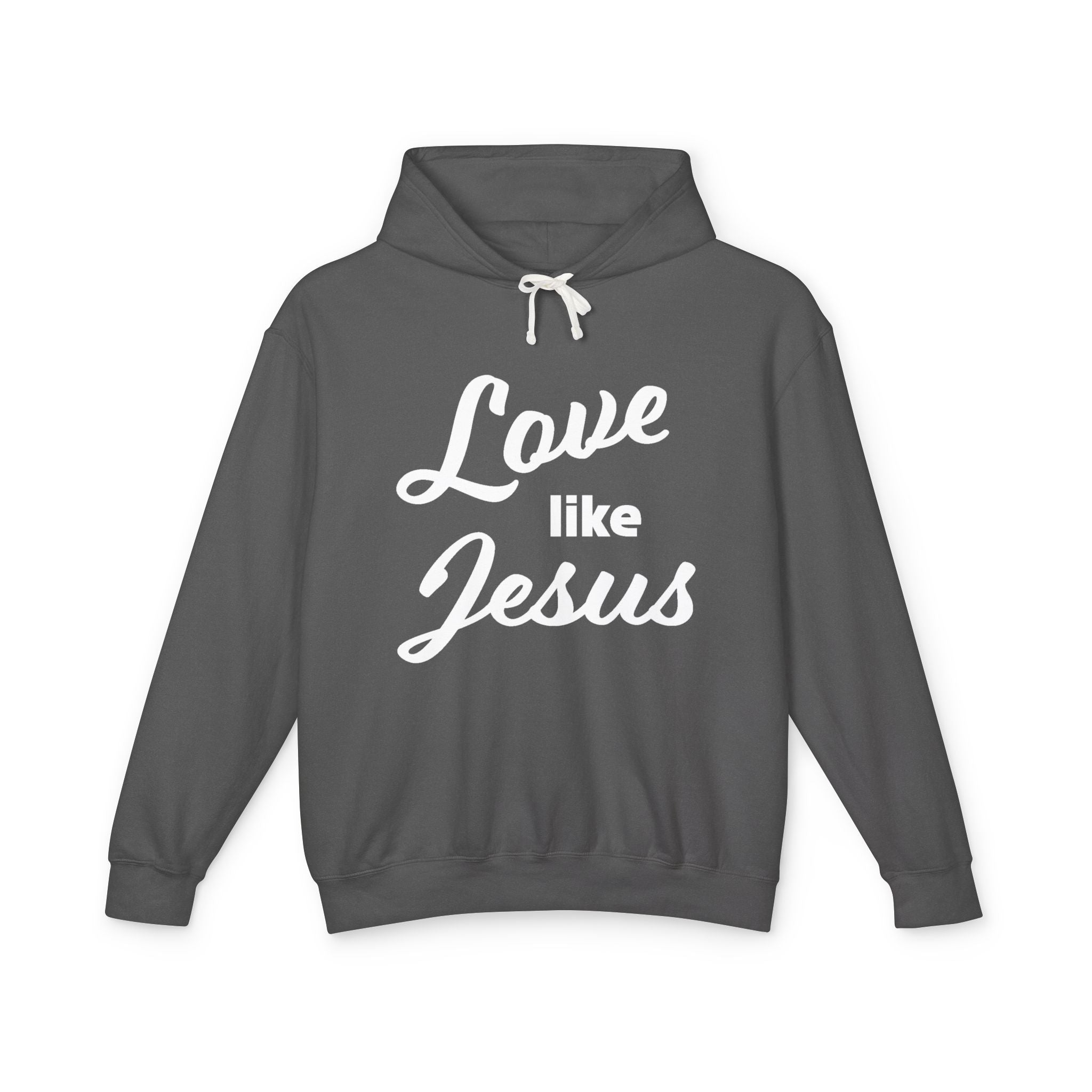Faith Based Women's Hoodie - Love Like Jesus | Hoodie by atgodanddesigns