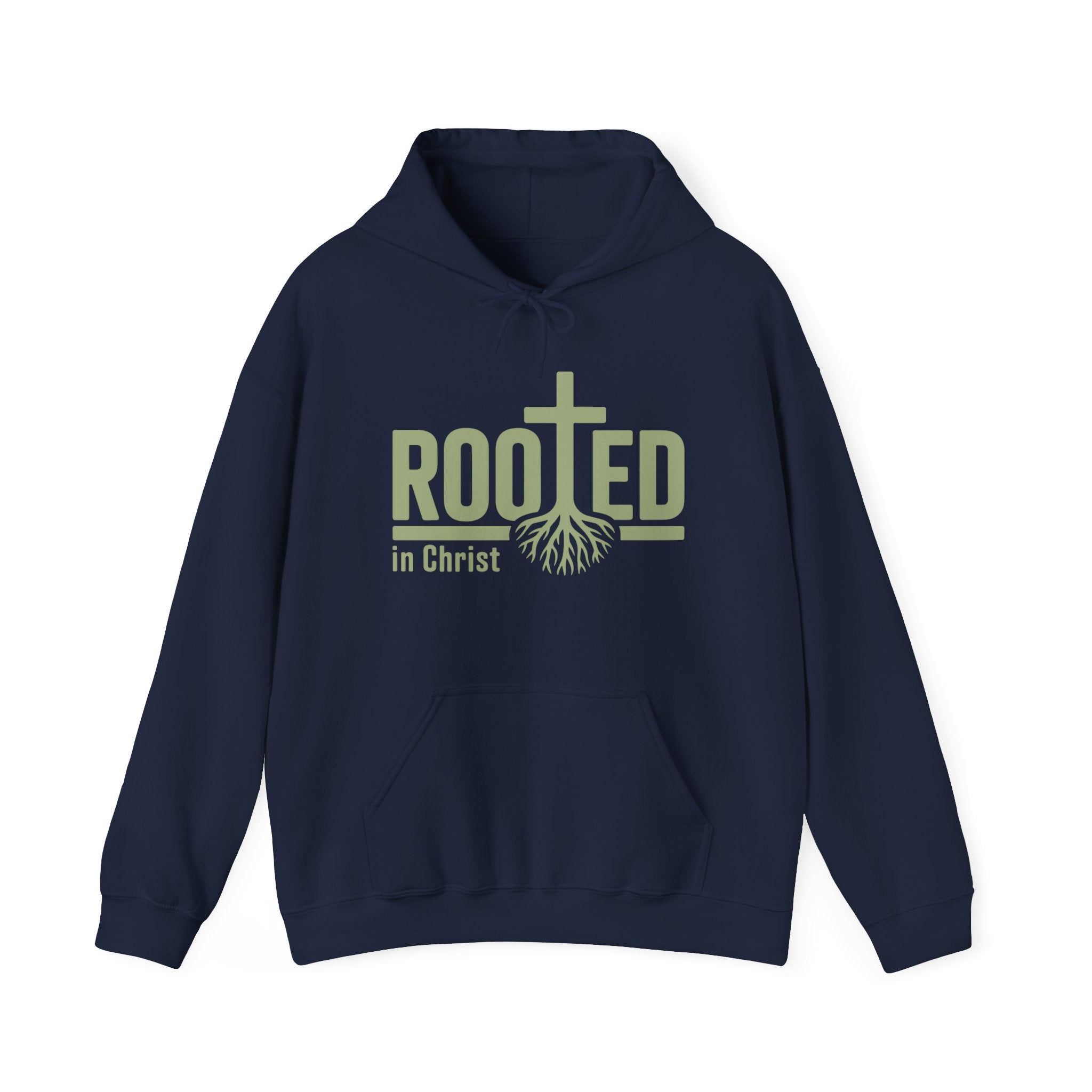 Faith Based Women's Hoodie - Rooted In Christ | Hoodie by atgodanddesigns