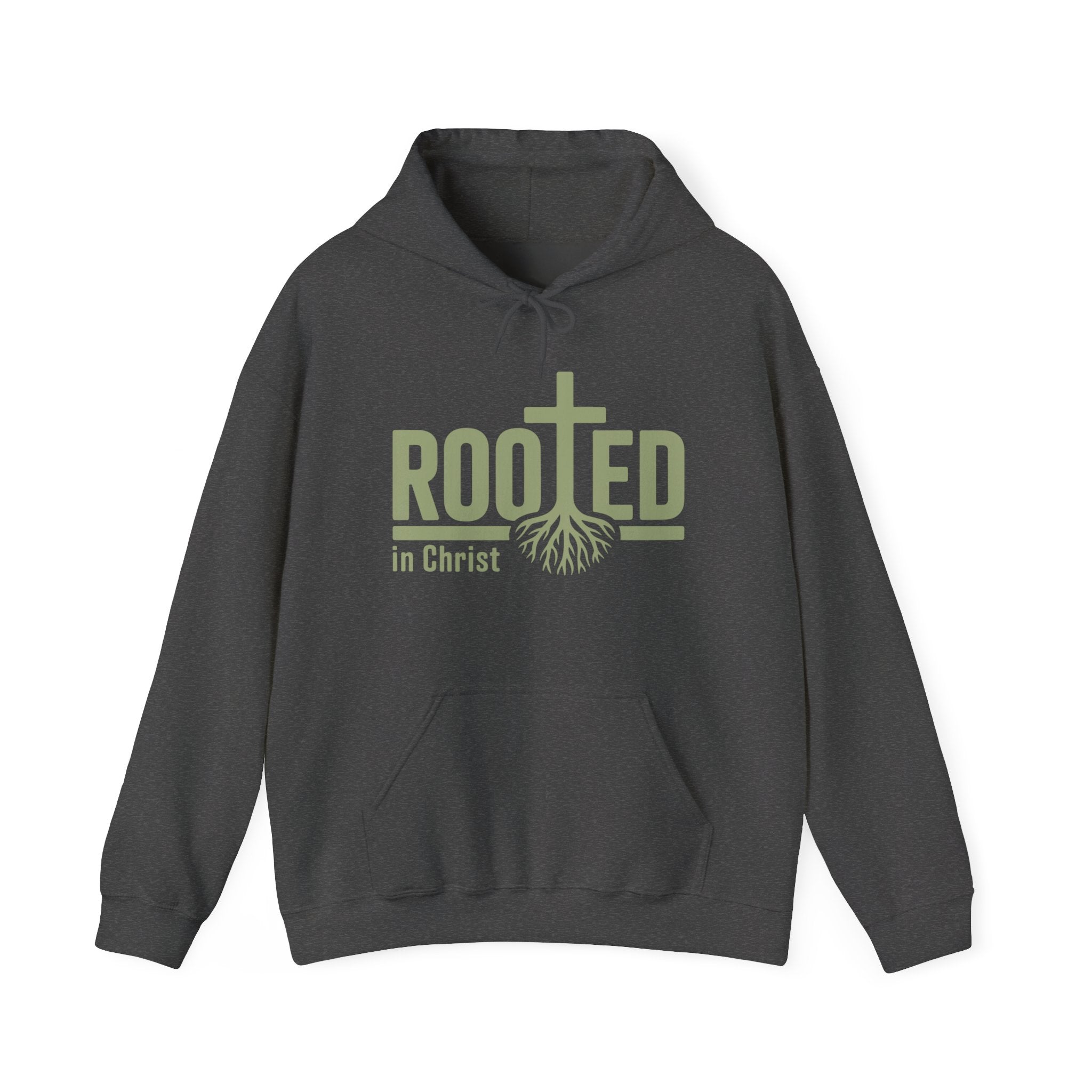 Faith Based Women's Hoodie - Rooted In Christ | Hoodie by atgodanddesigns