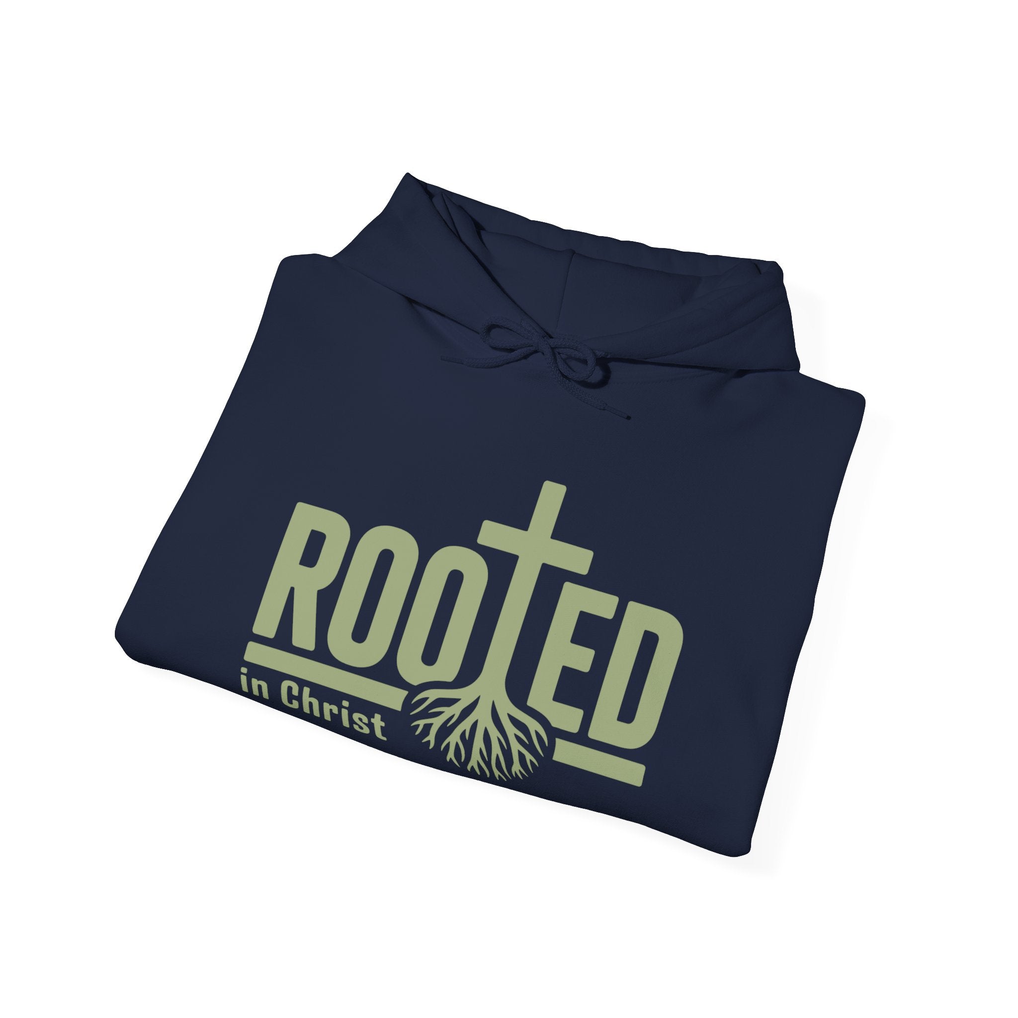 Faith Based Women's Hoodie - Rooted In Christ | Hoodie by atgodanddesigns