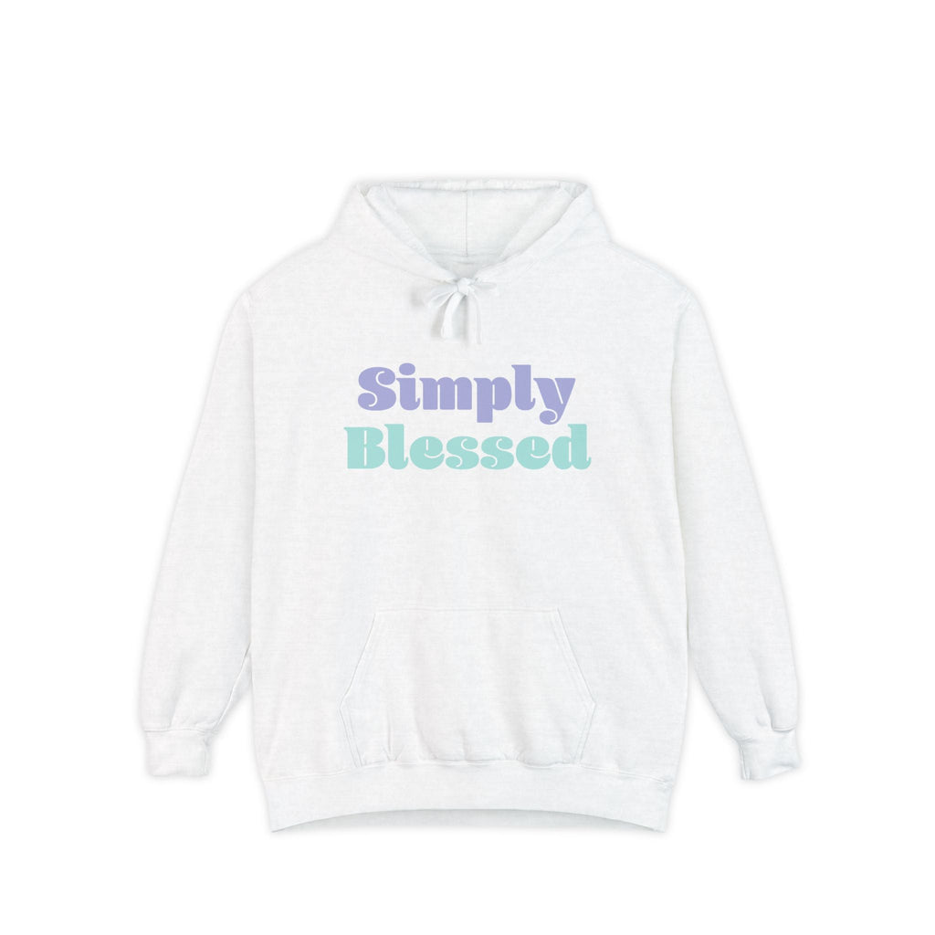 Faith Based Women's Hoodie - Simply Blessed | Hoodie by atgodanddesigns