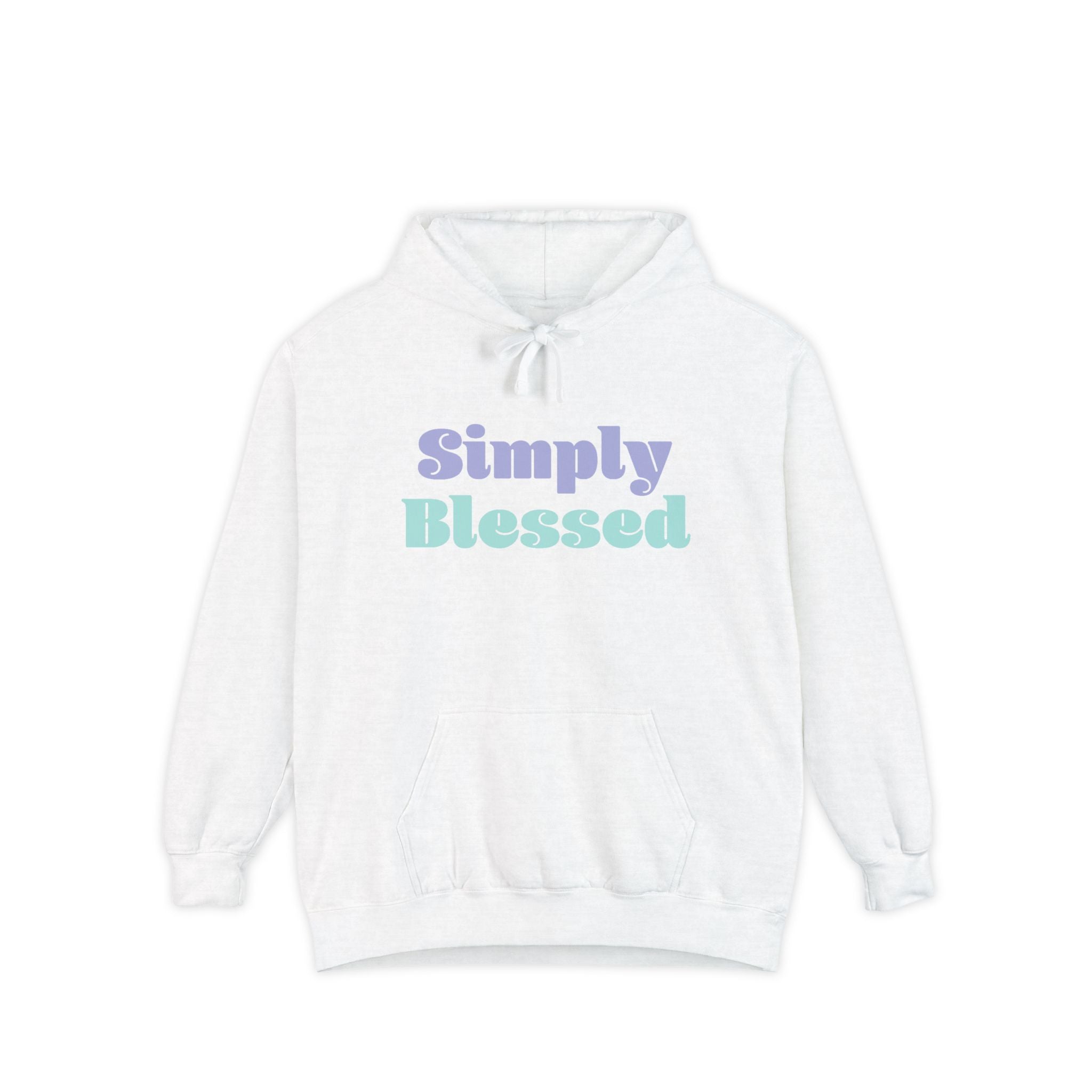 Faith Based Women's Hoodie - Simply Blessed | Hoodie by atgodanddesigns