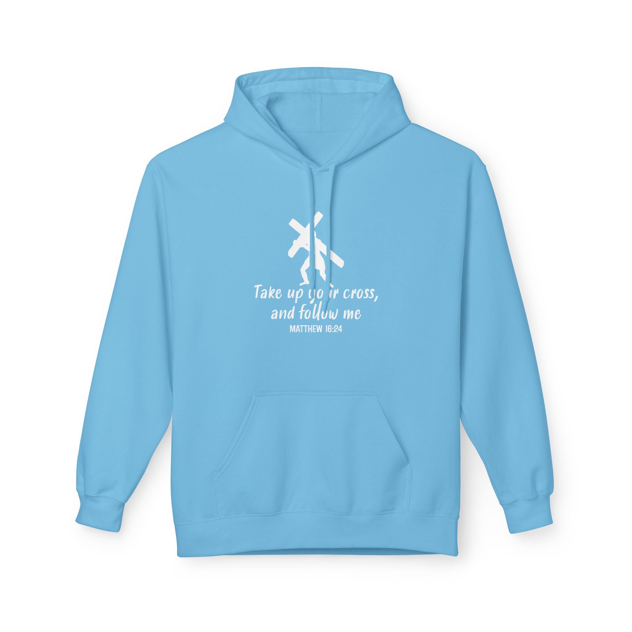 Faith Based Women's Hoodie - Take Up Your Cross | Hoodie by atgodanddesigns