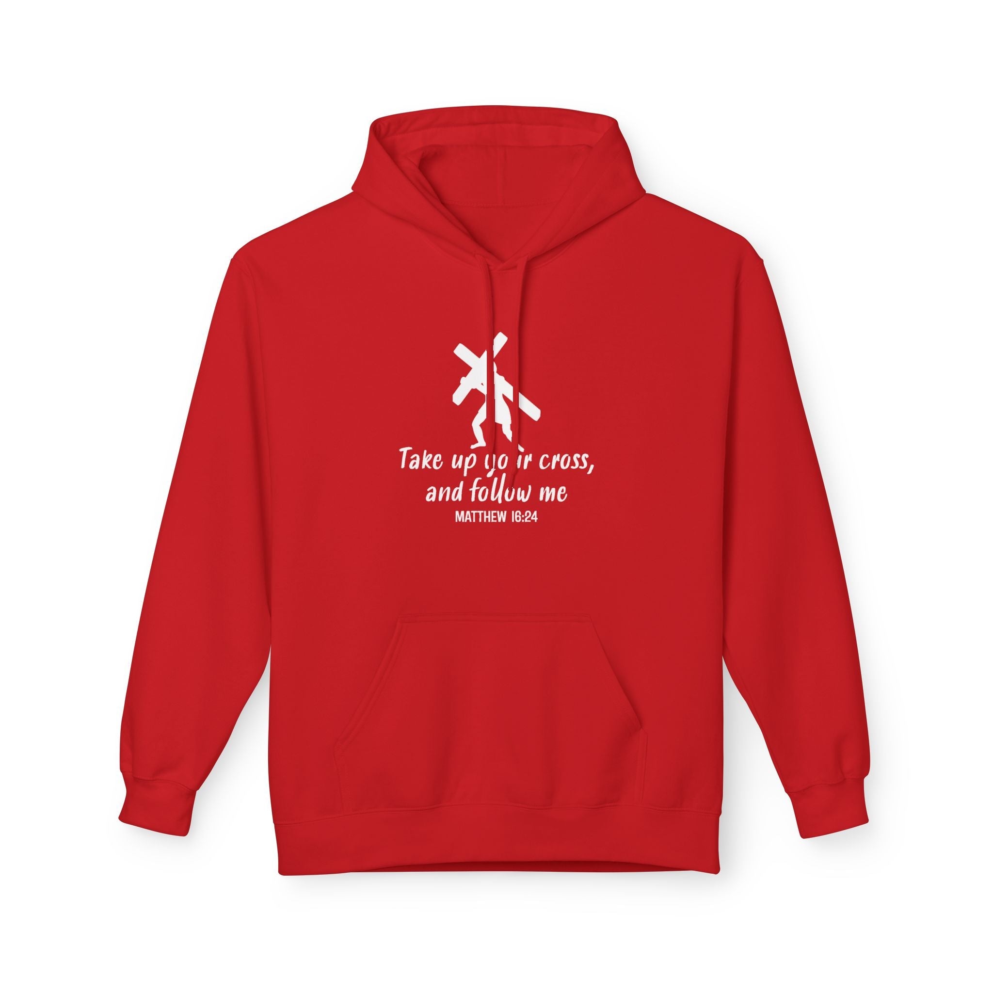 Faith Based Women's Hoodie - Take Up Your Cross | Hoodie by atgodanddesigns