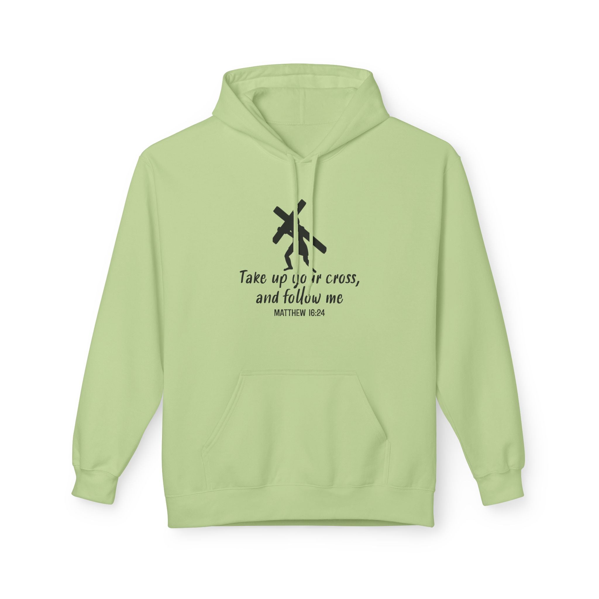 Faith Based Women's Hoodie - Take Up Your Cross | Hoodie by atgodanddesigns