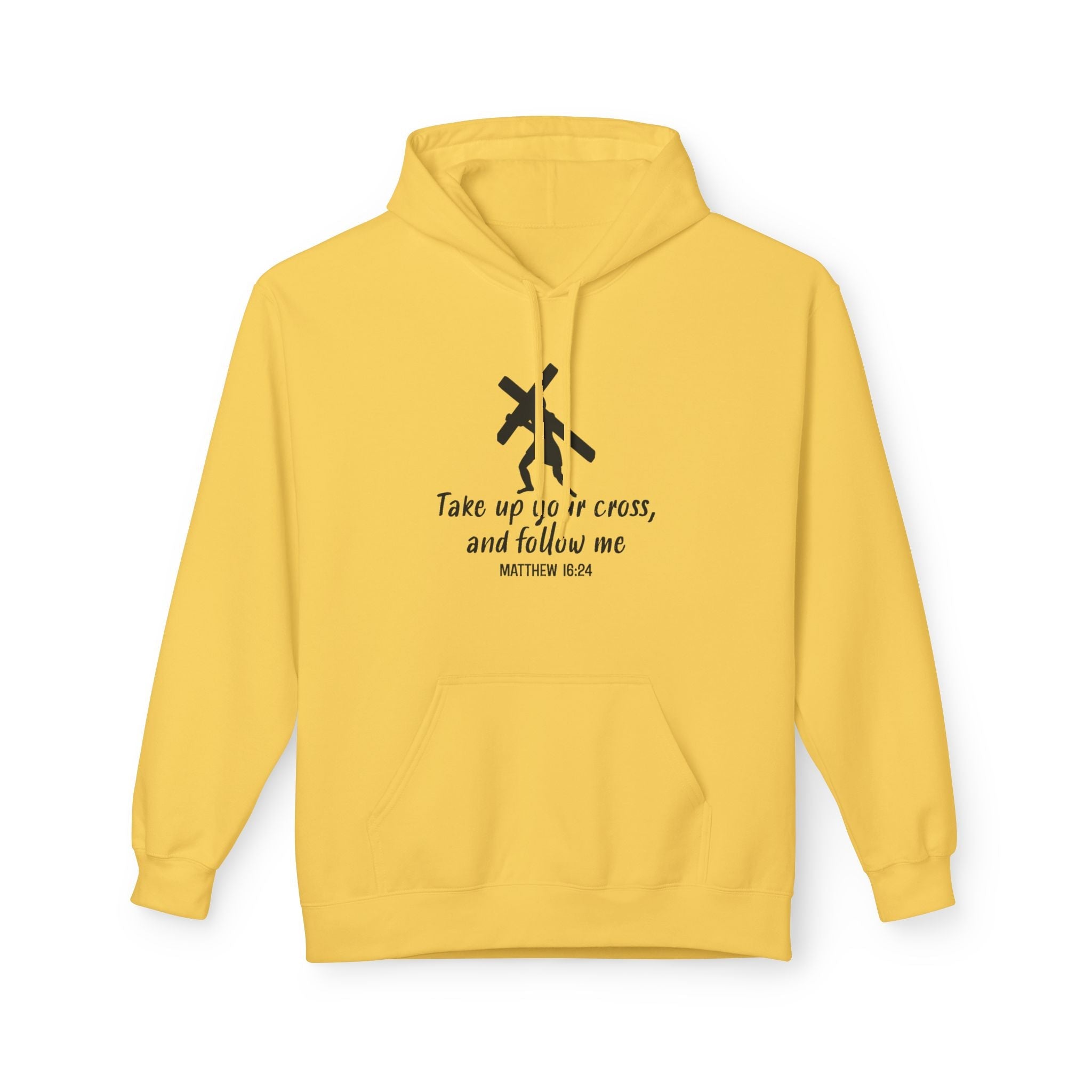 Faith Based Women's Hoodie - Take Up Your Cross | Hoodie by atgodanddesigns
