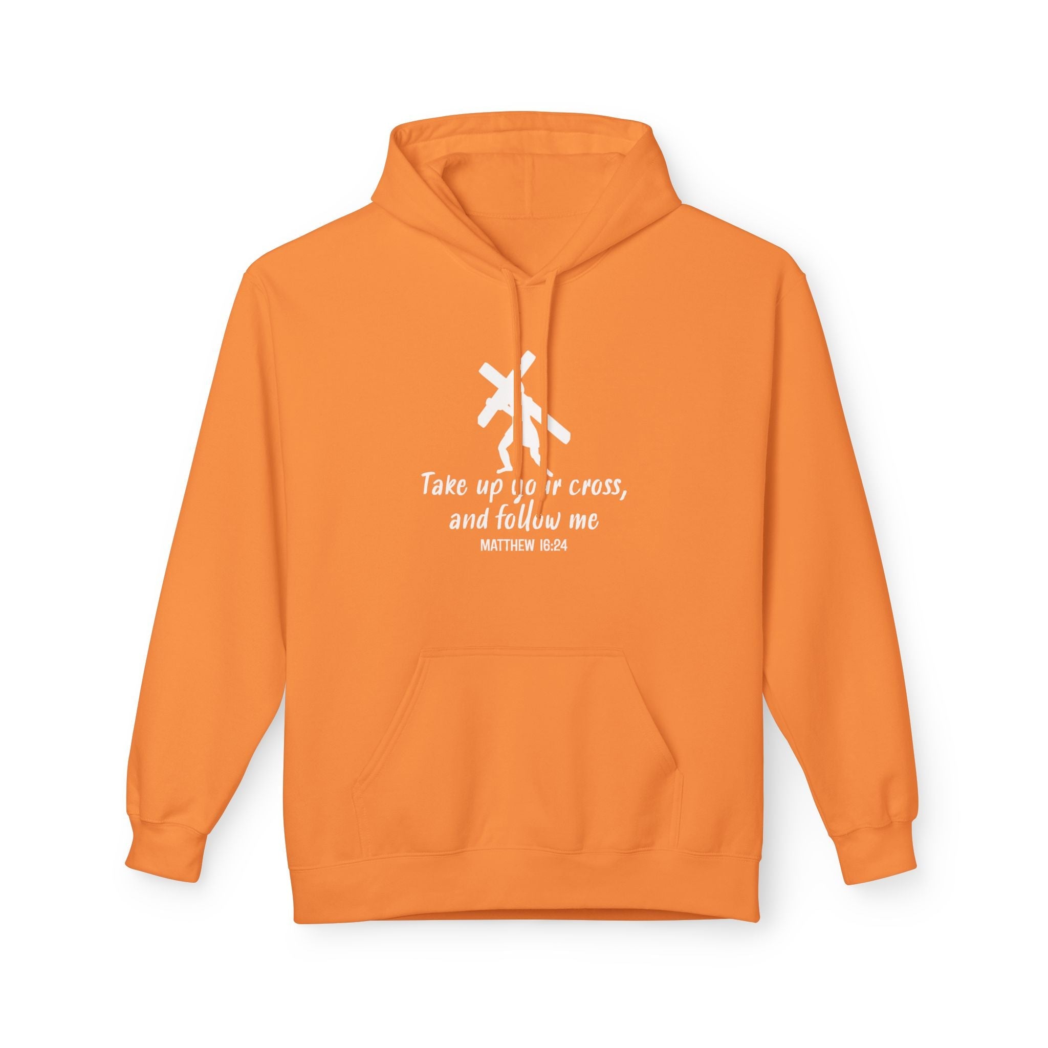 Faith Based Women's Hoodie - Take Up Your Cross | Hoodie by atgodanddesigns