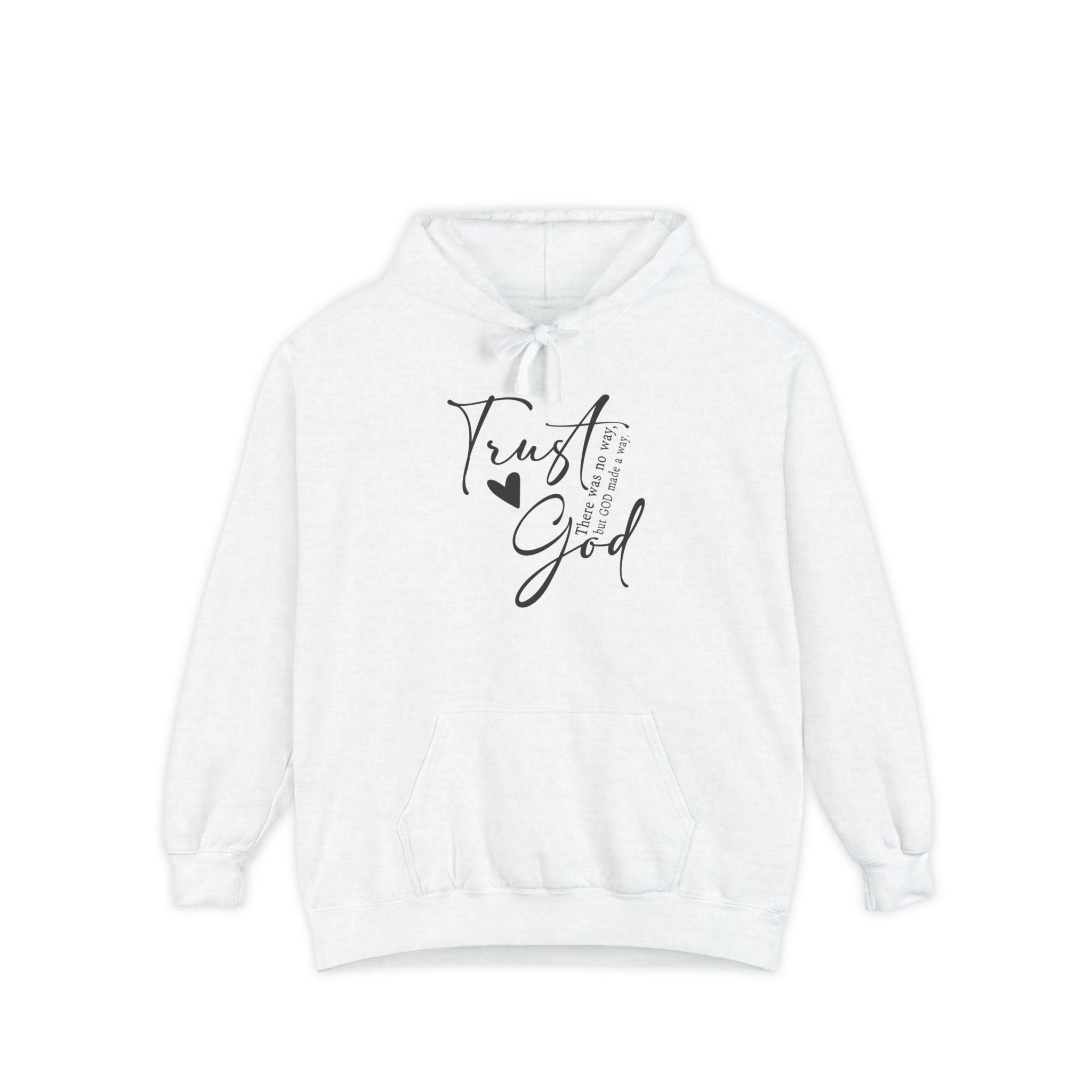 Faith Based Women's Hoodie - Trust God | Hoodie by atgodanddesigns