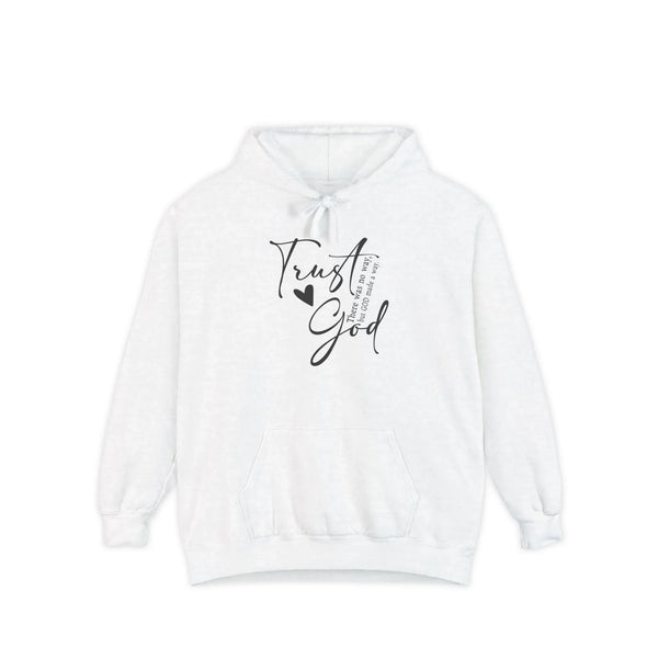 Faith Based Women's Hoodie - Trust God | Hoodie by atgodanddesigns