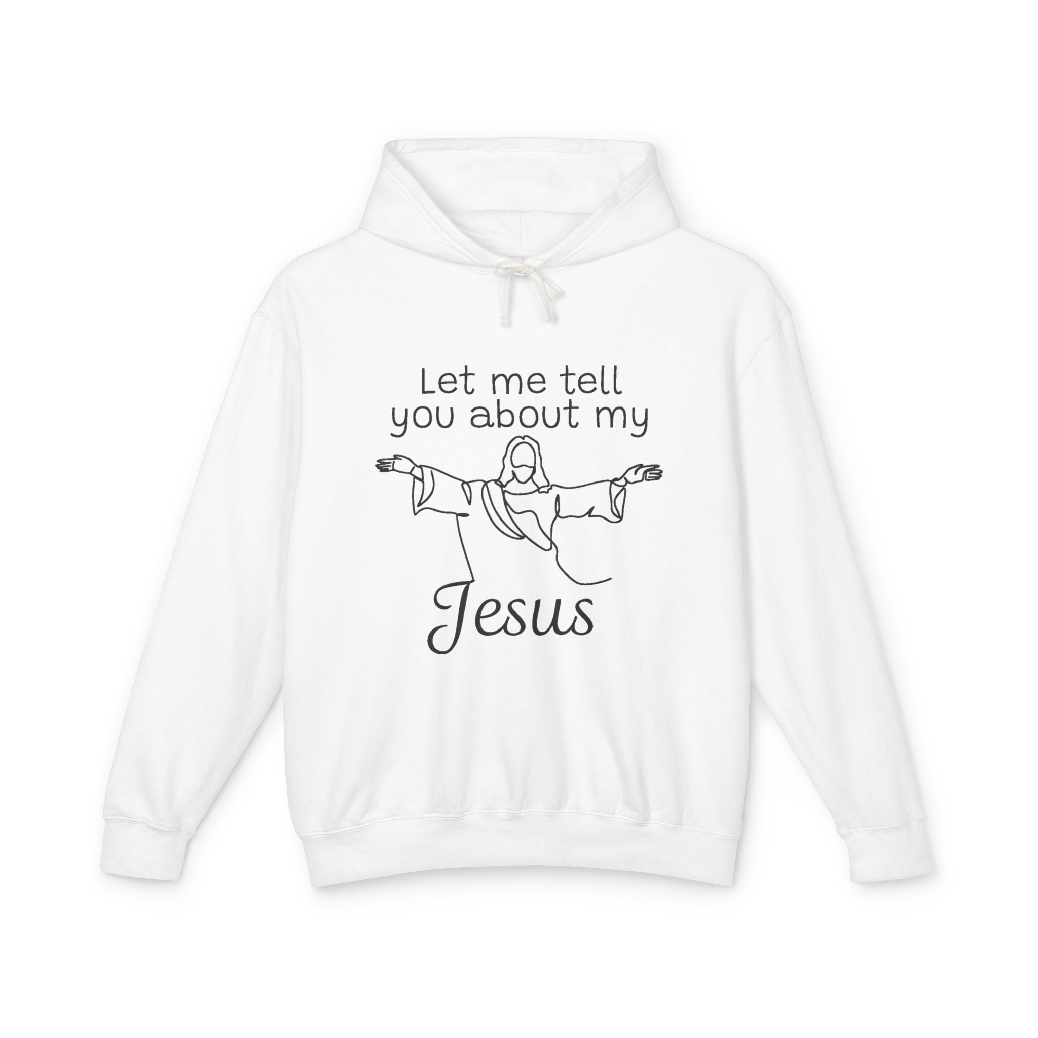 Faith Based Women's Lightweight Hoodie - Let Me Tell You About My Jesus | Hoodie by atgodanddesigns