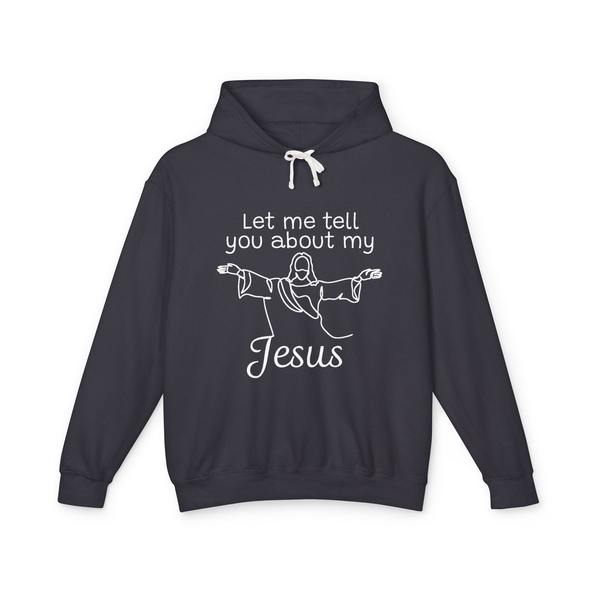 Faith Based Women's Lightweight Hoodie - Let Me Tell You About My Jesus | Hoodie by atgodanddesigns
