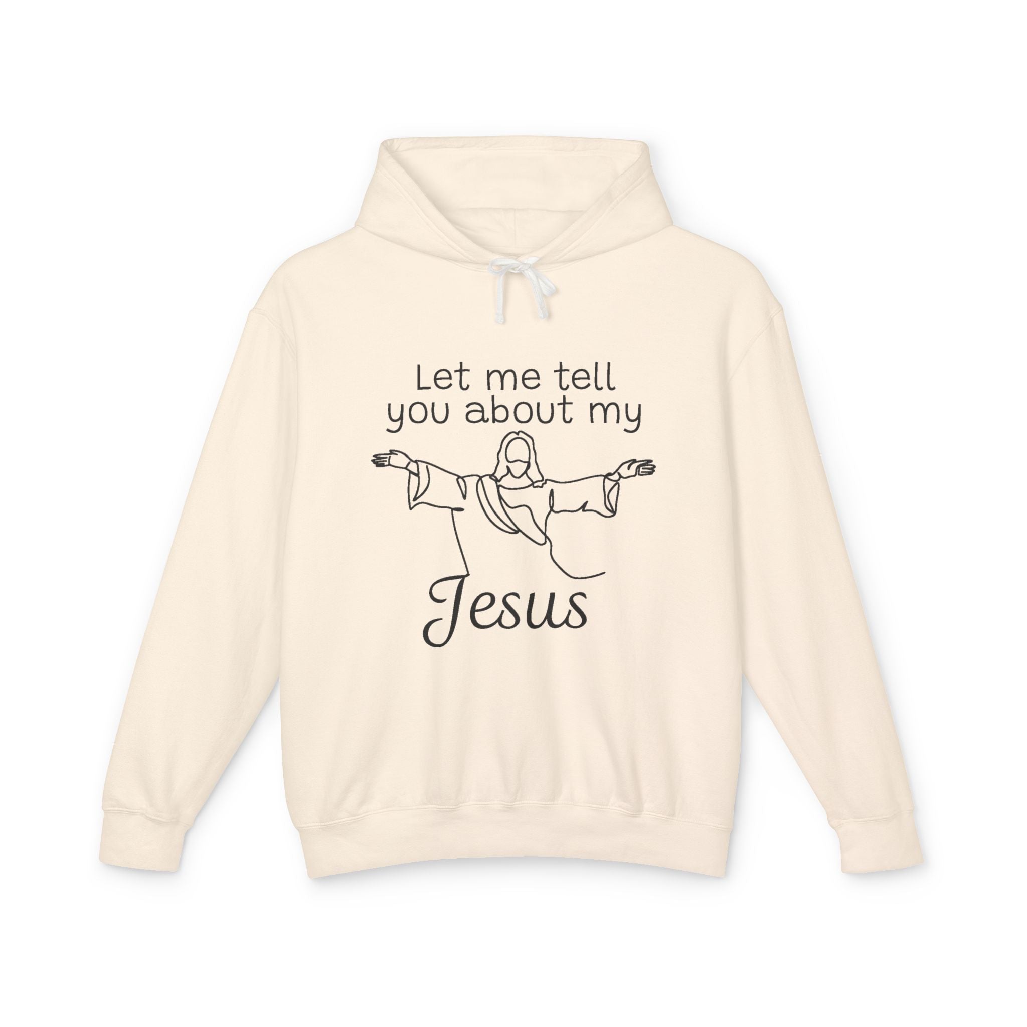 Faith Based Women's Lightweight Hoodie - Let Me Tell You About My Jesus | Hoodie by atgodanddesigns