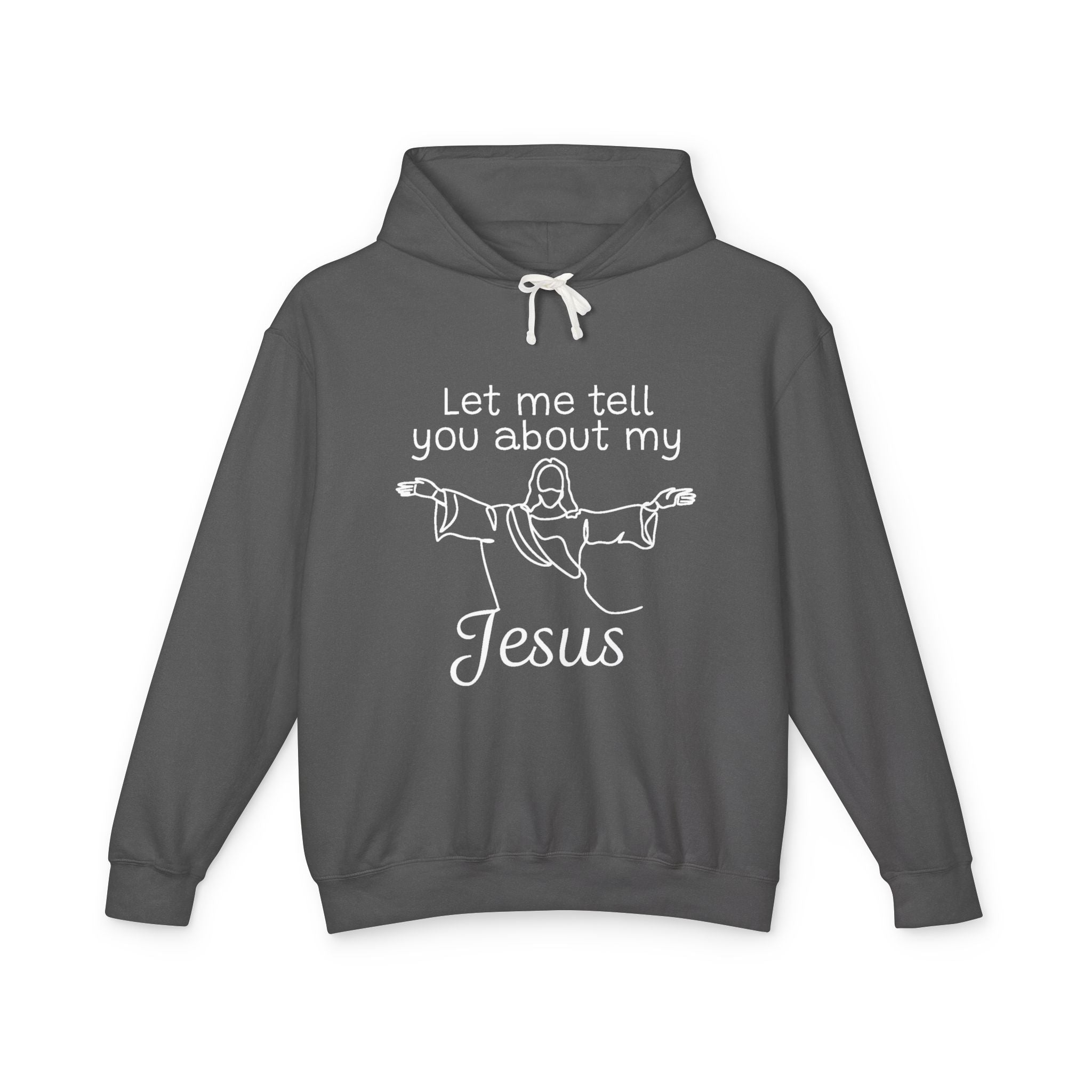 Faith Based Women's Lightweight Hoodie - Let Me Tell You About My Jesus | Hoodie by atgodanddesigns