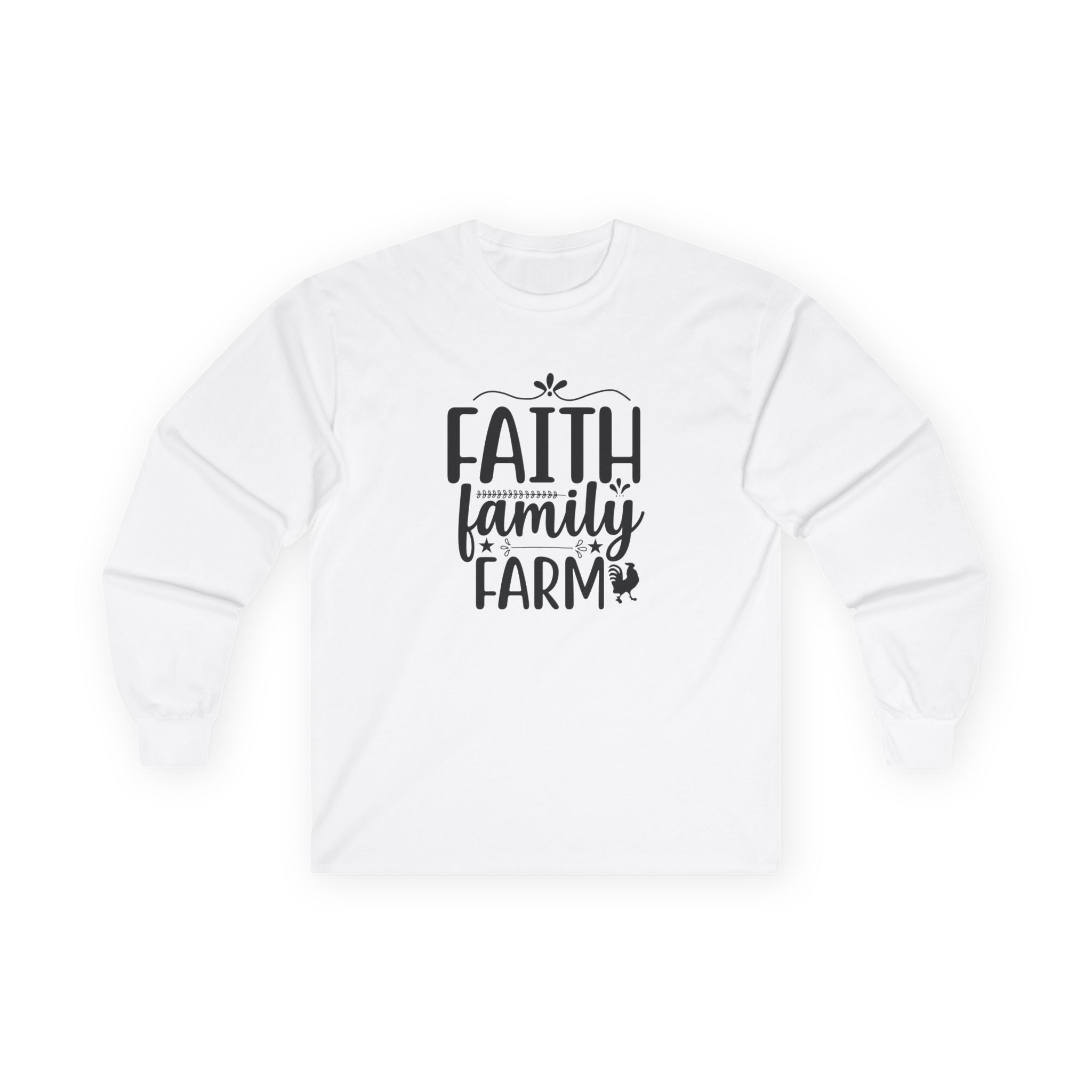 Faith Based Women's Long Sleeve - Faith, Family, Farm | Long - sleeve by atgodanddesigns