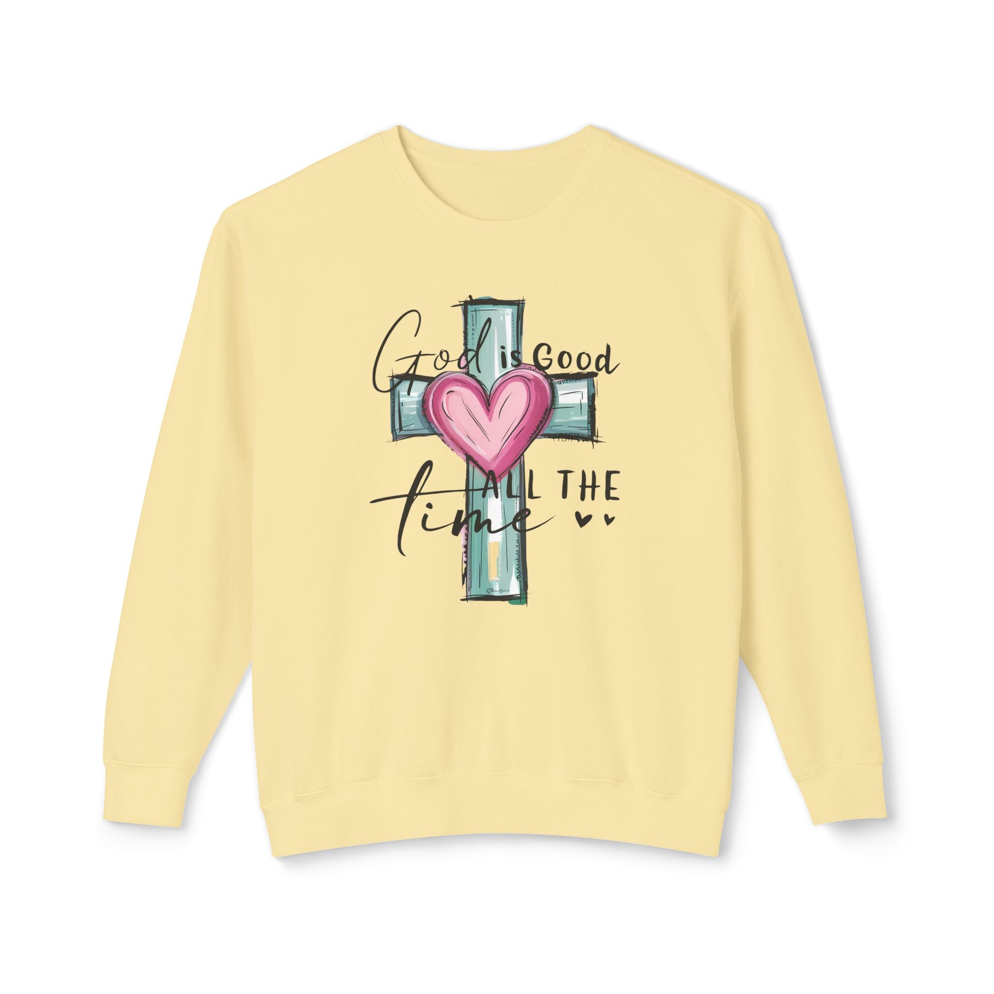 Faith Based Women's Long Sleeve - God Is Good All The Tme | Sweatshirt by atgodanddesigns