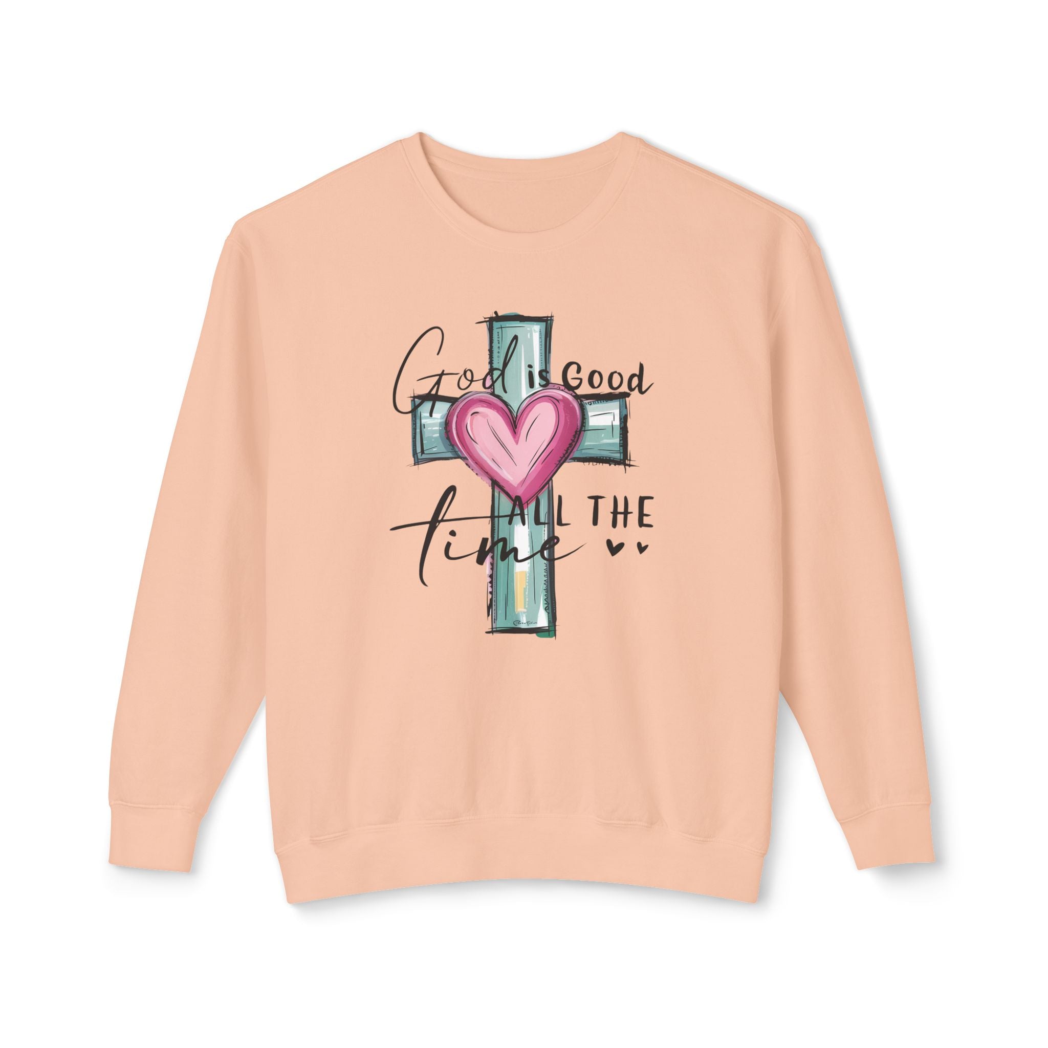 Faith Based Women's Long Sleeve - God Is Good All The Tme | Sweatshirt by atgodanddesigns