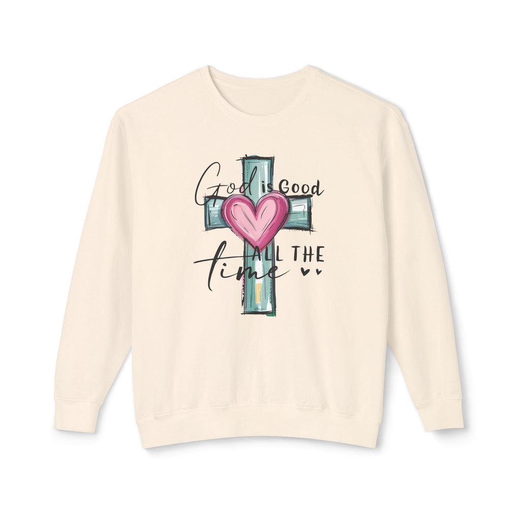 Faith Based Women's Long Sleeve - God Is Good All The Tme | Sweatshirt by atgodanddesigns